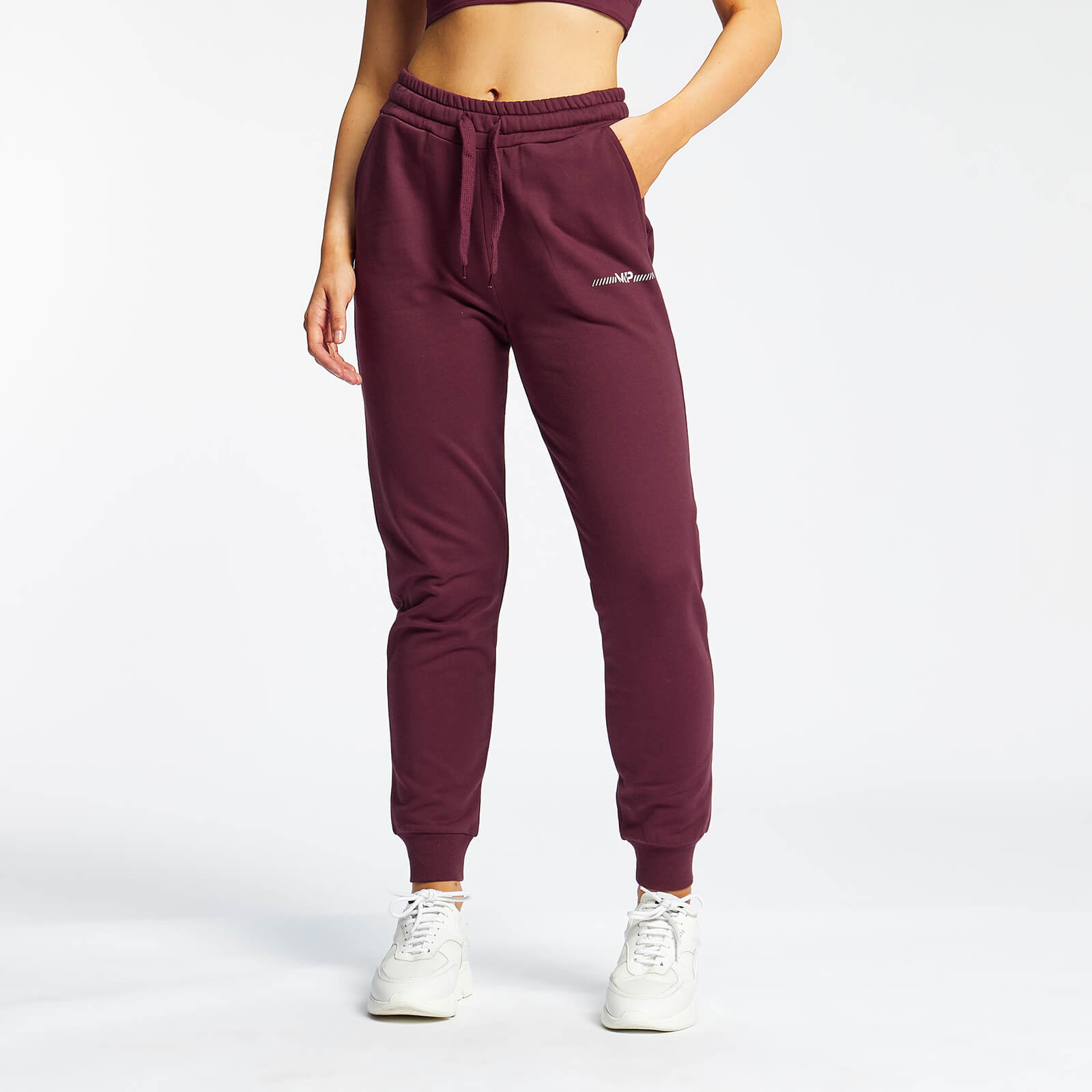 MP Women's Mini Mark Graphic Joggers - Merlot/White