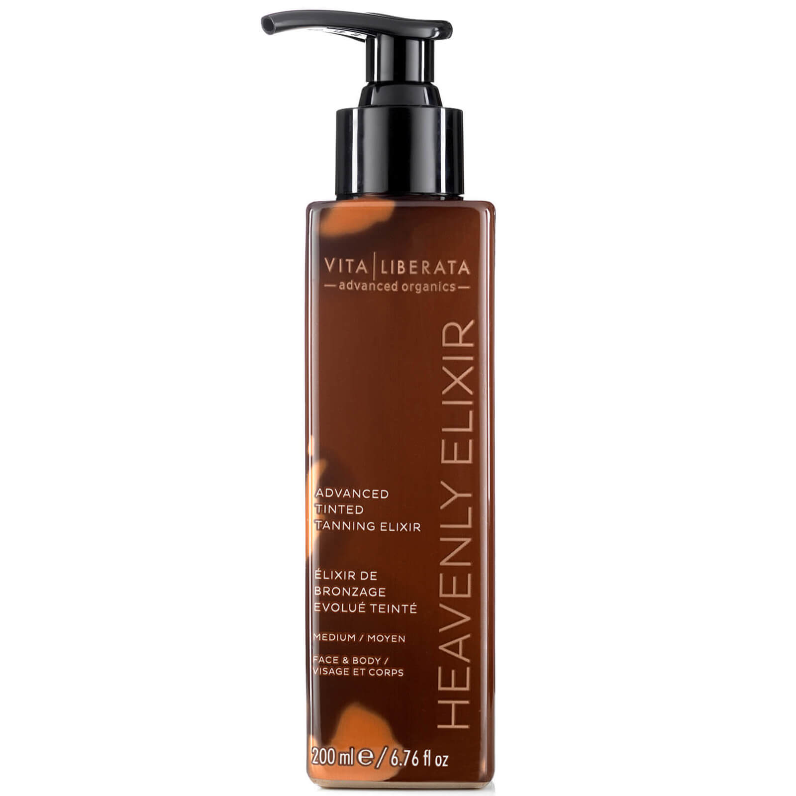 Vita Liberata Heavenly Advanced Tinted Tanning Elixir 200ml (Adecuado para diferentes tonos de piel)
