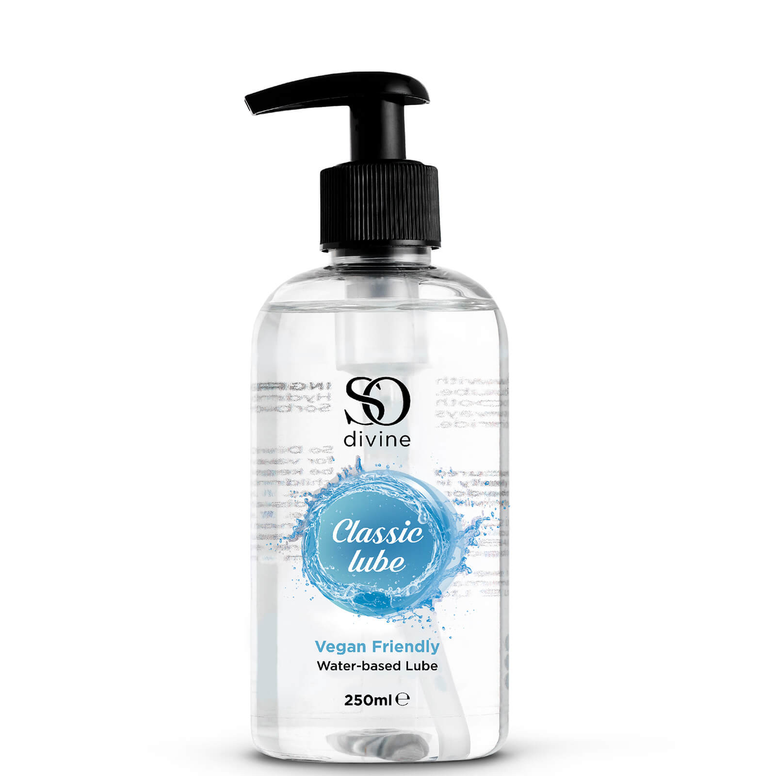 Lubricante de base acuosa So Divine Classic 250ml