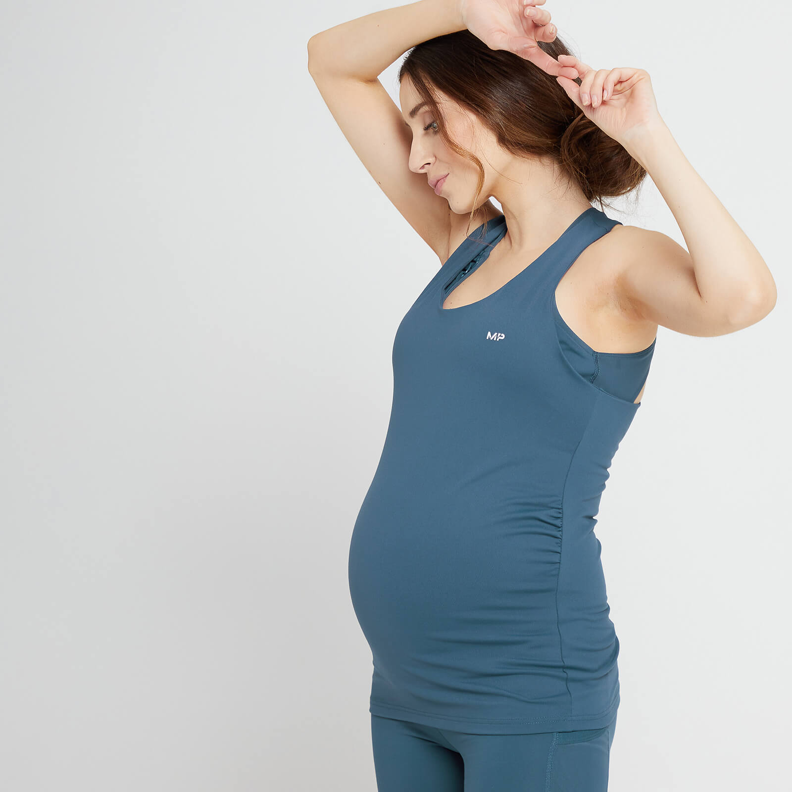 MP ženska majica za trudnice Power - Dust Blue - XS