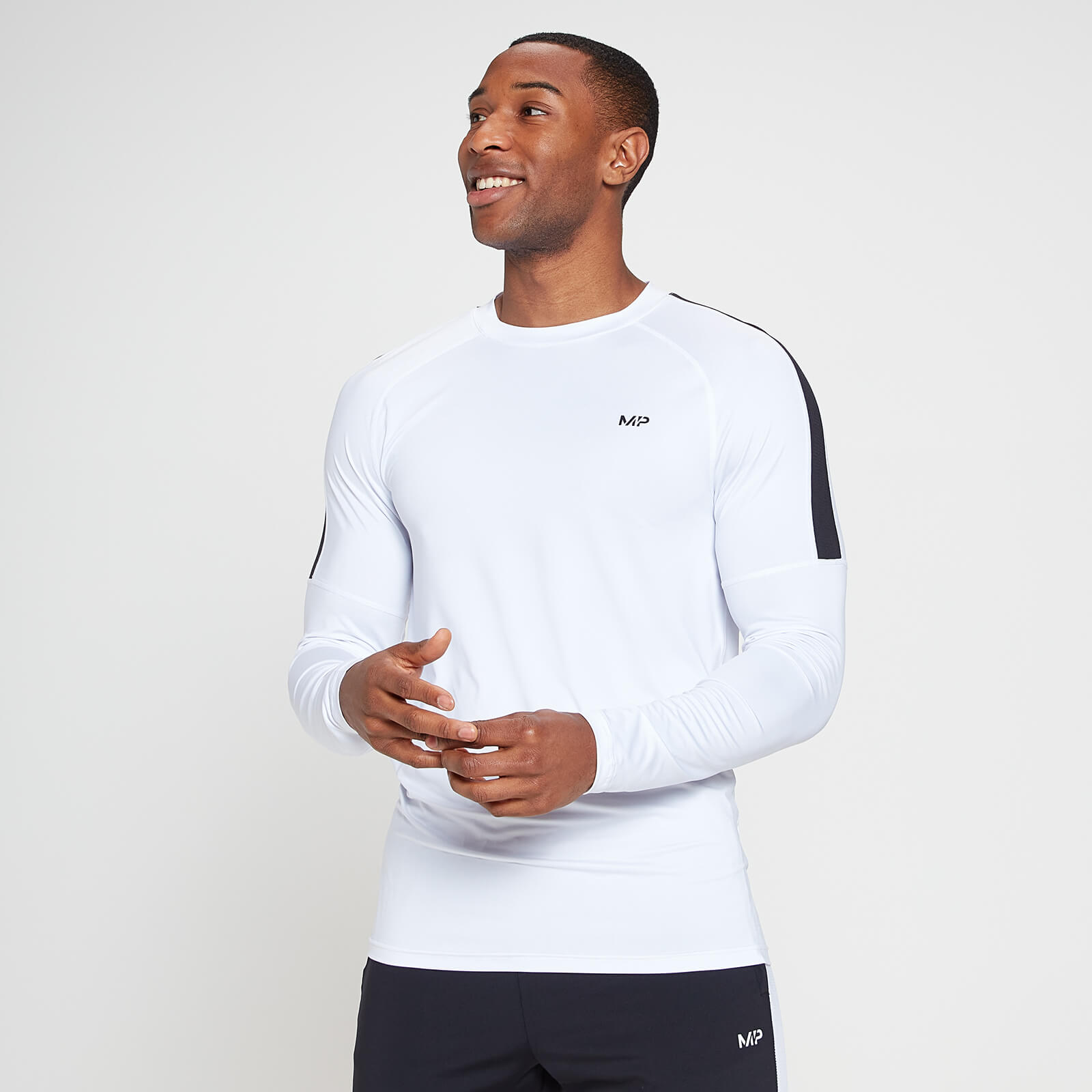 MP Men's Tempo Long Sleeve Top - White