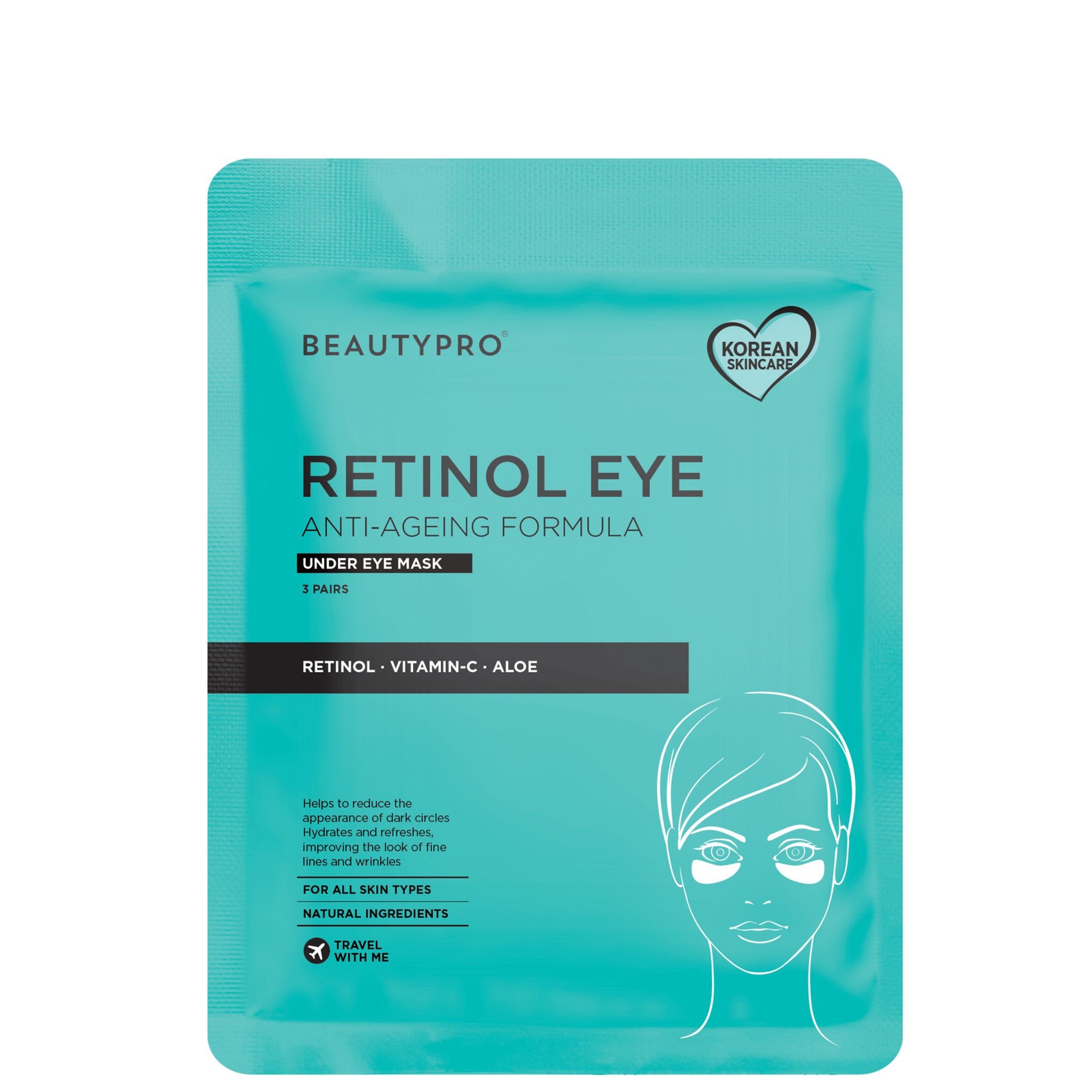 BeautyPro Retinol Under Eye Patch (3 Pares)