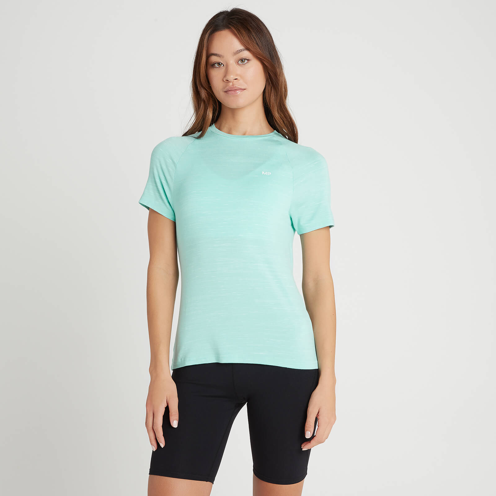 MP Women's Performance Training T-Shirt - Arctic Blue Marl with White Fleck - XS