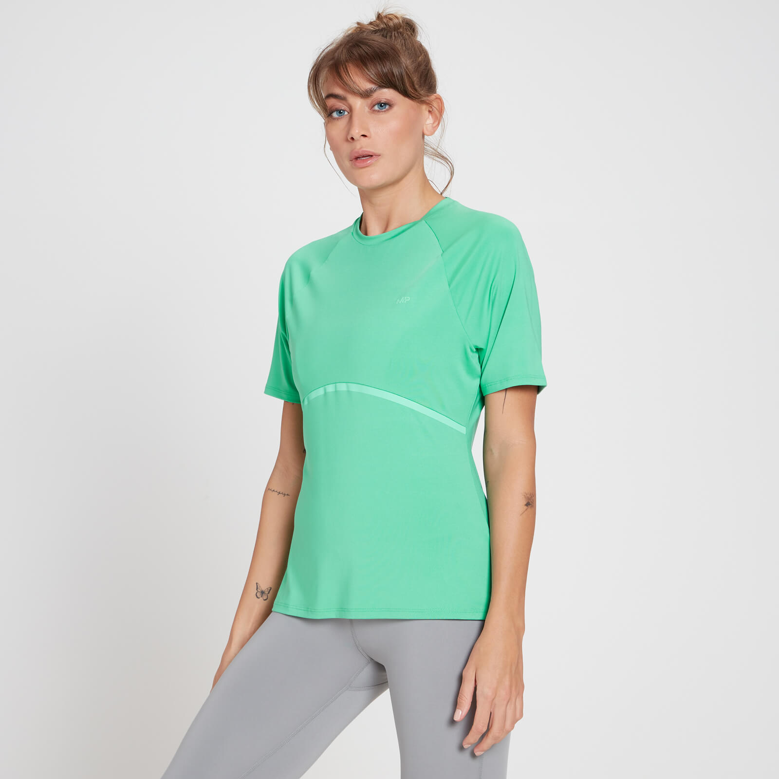 T-shirt réfléchissant MP Velocity Ultra pour femmes – Vert glacé - XXS