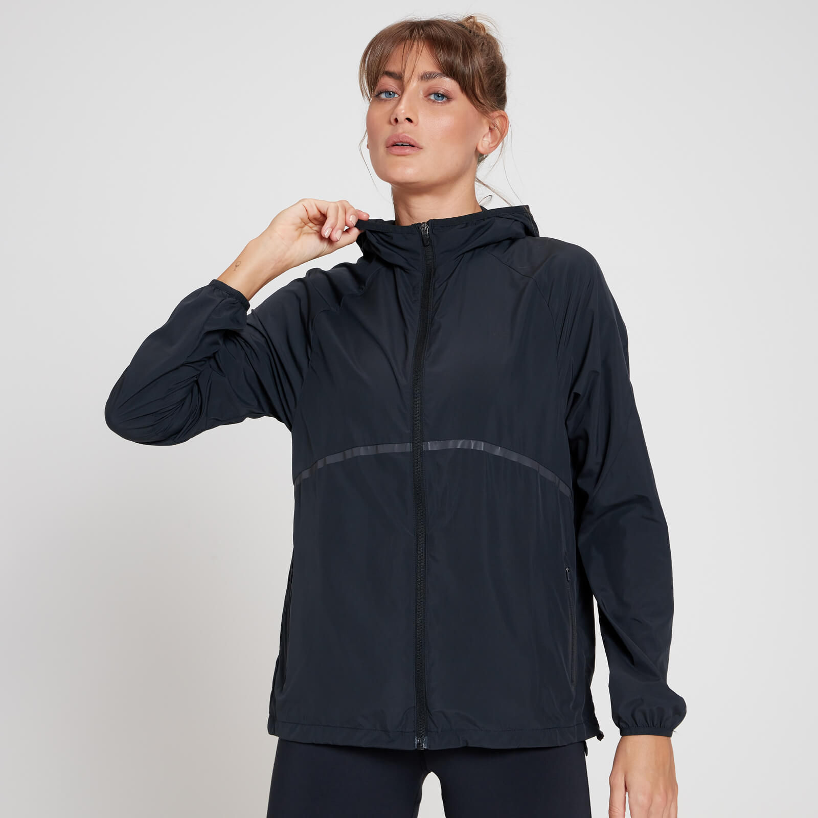 Veste à capuche légère MP Velocity Ultra pour femmes – Noir