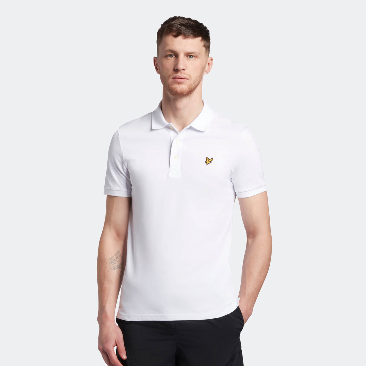 Plain Polo Shirt - White | Lyle \u0026 Scott