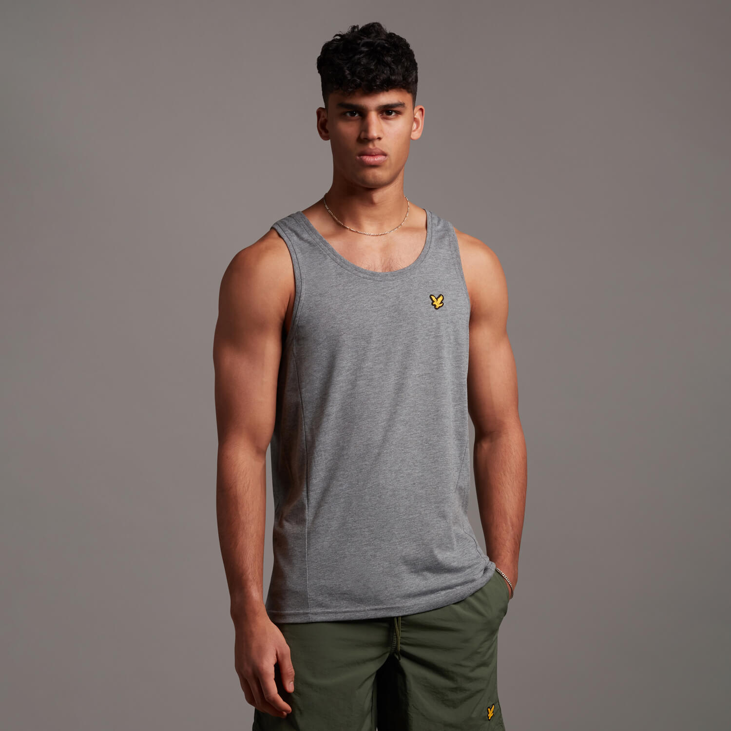 Dartmoor Vest - Mid Grey Marl | Lyle 