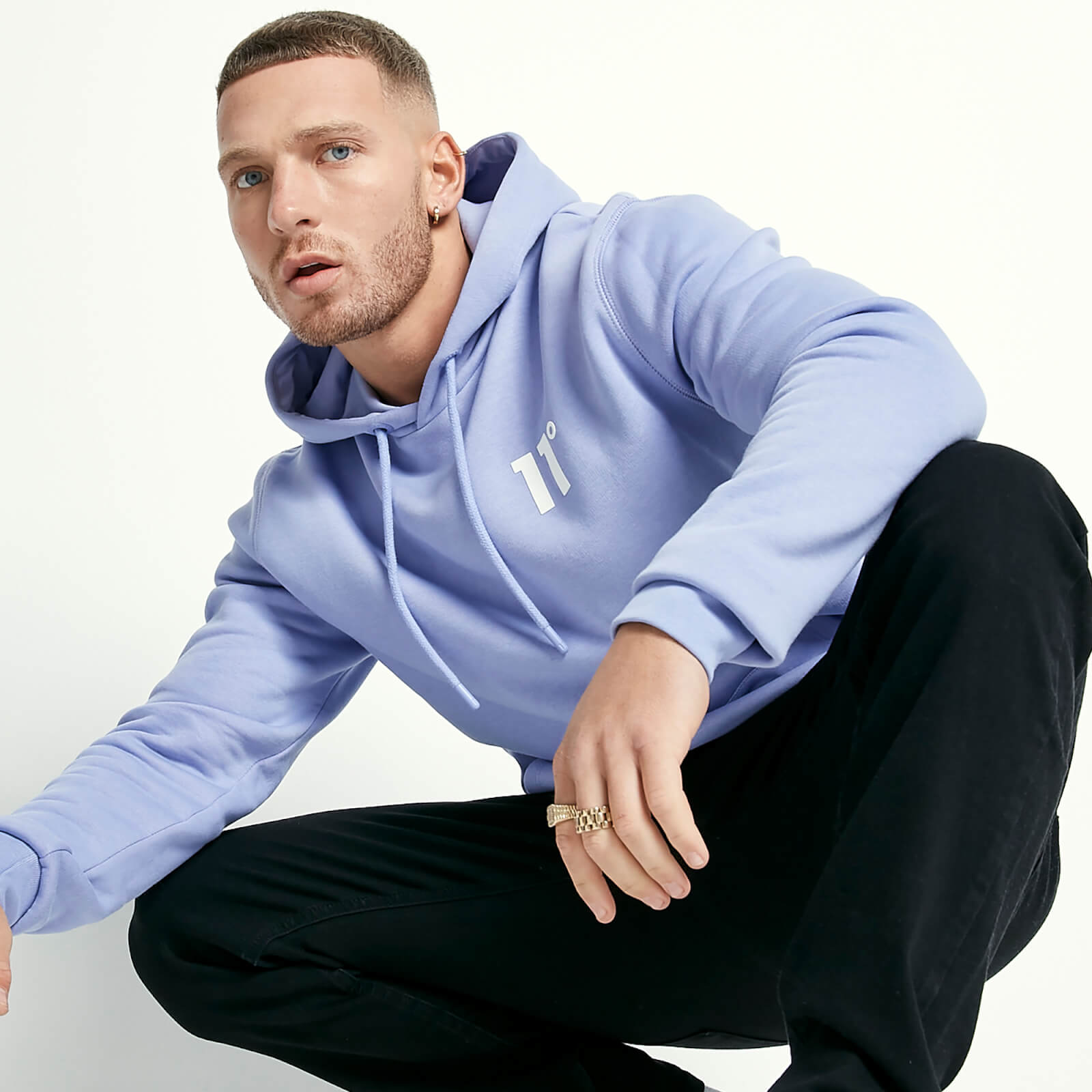11 Degrees Core Pullover Hoodie Novel Lilac 11 Degrees