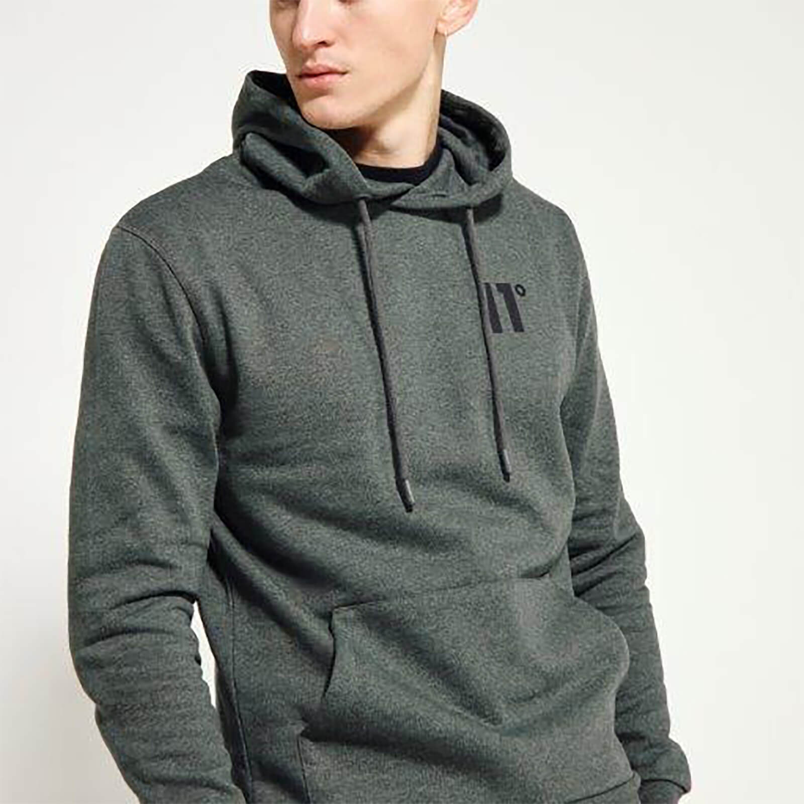 11 degrees shop grey hoodie