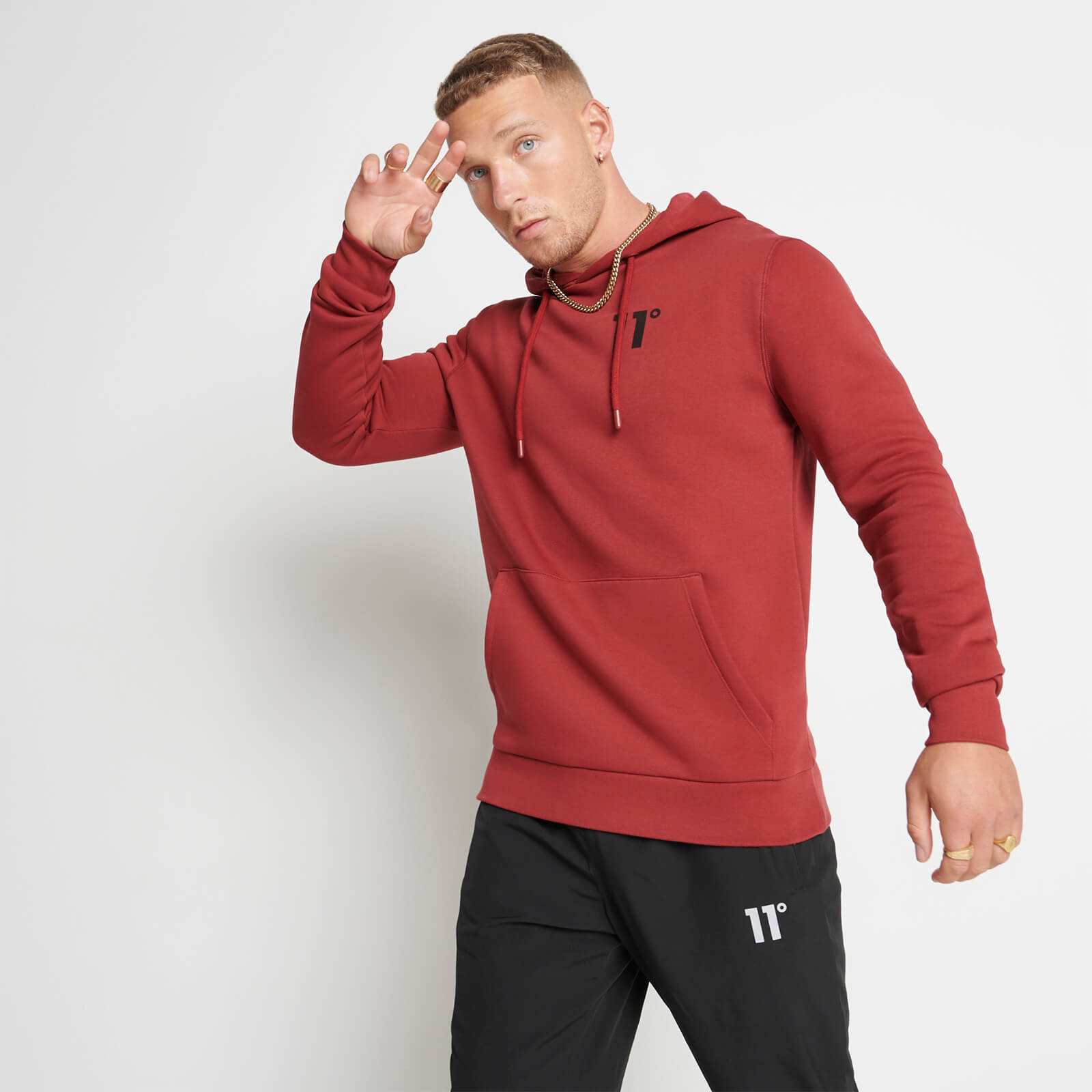 Red 11 degrees 2025 hoodie