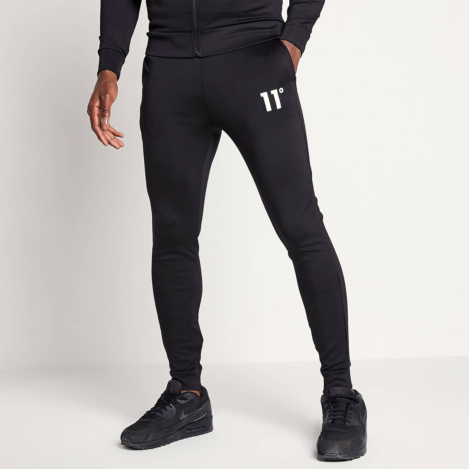 11 degrees ebony poly pants