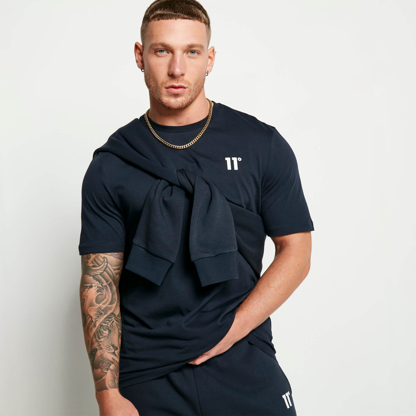 11 degrees navy tracksuit outlet