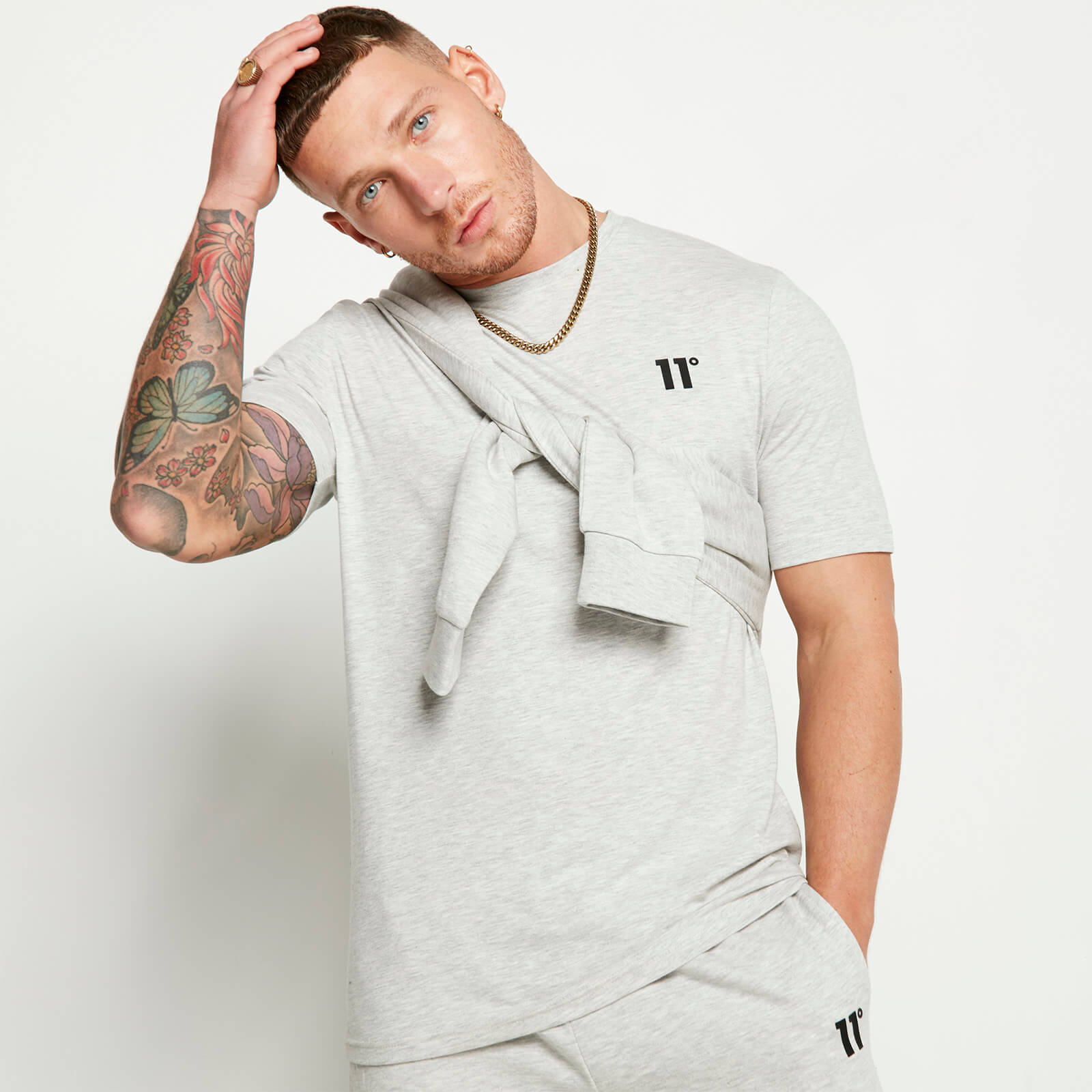 Essentials Set Grey Marl 11 Degrees