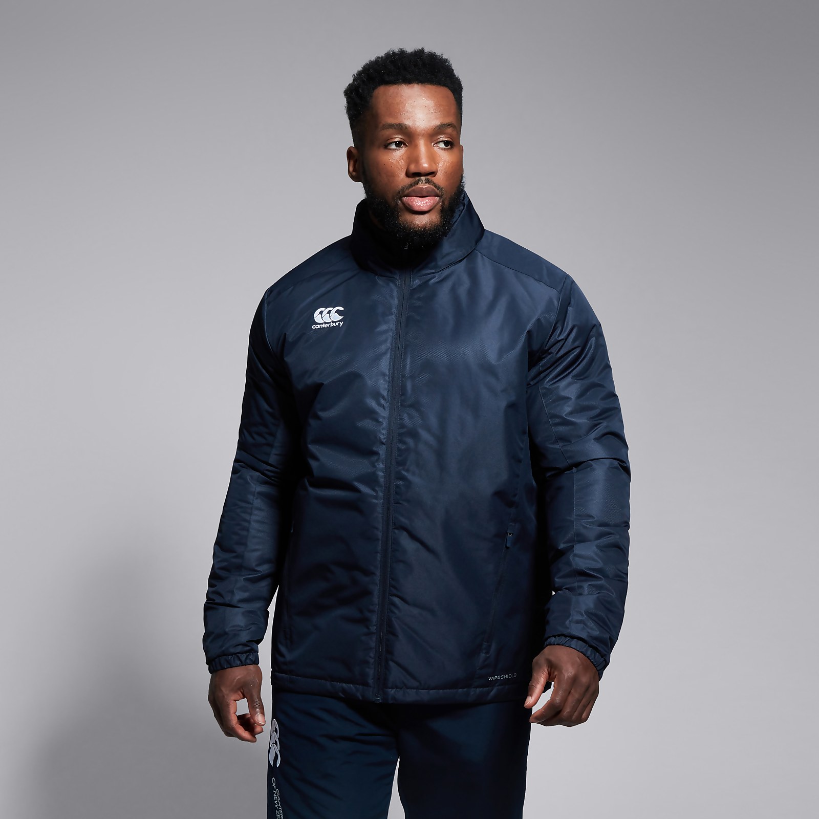 MENS CLUB VAPOSHIELD STADIUM JACKET NAVY XS