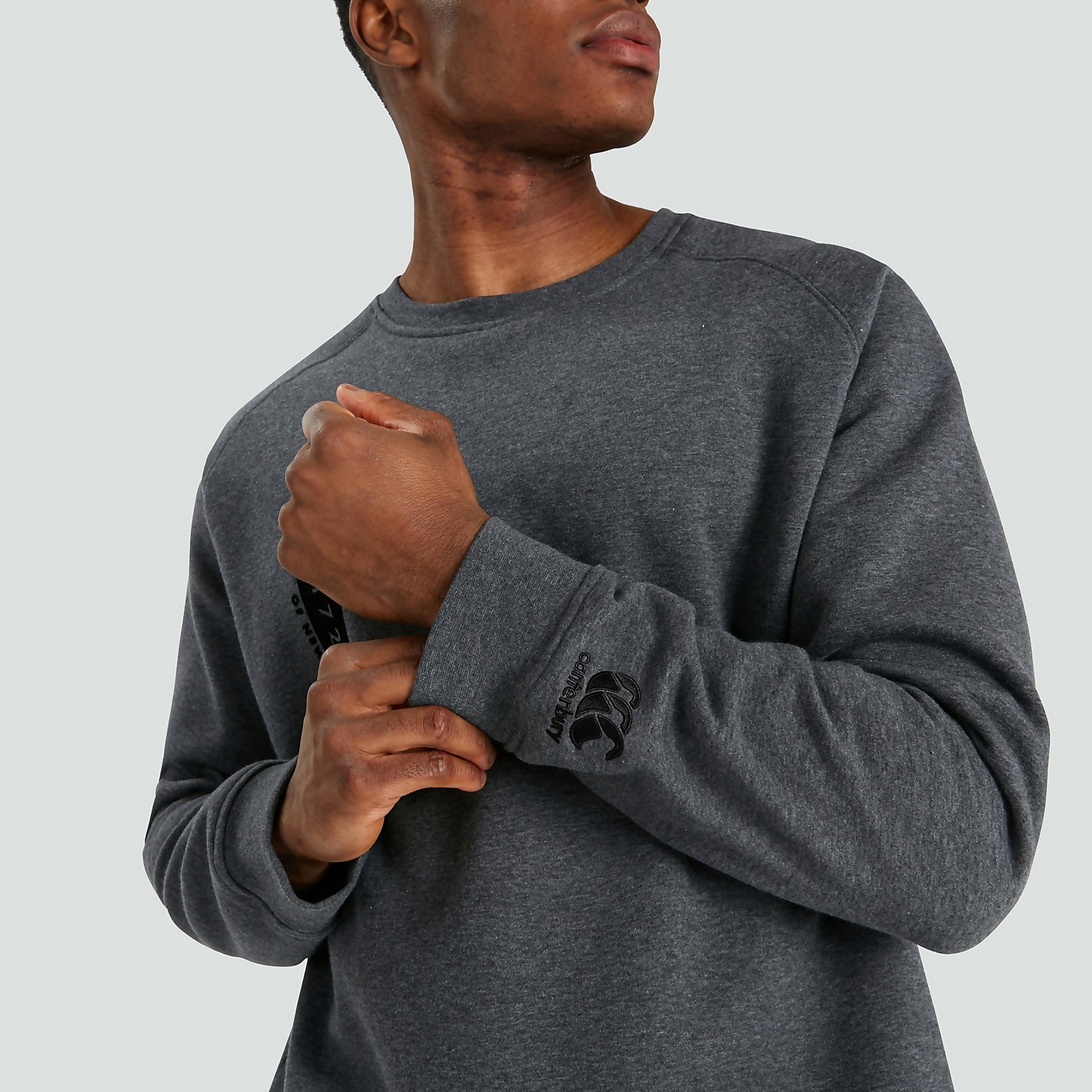 MENS OVERSIZED SWEATSHIRT GREY Canterbury