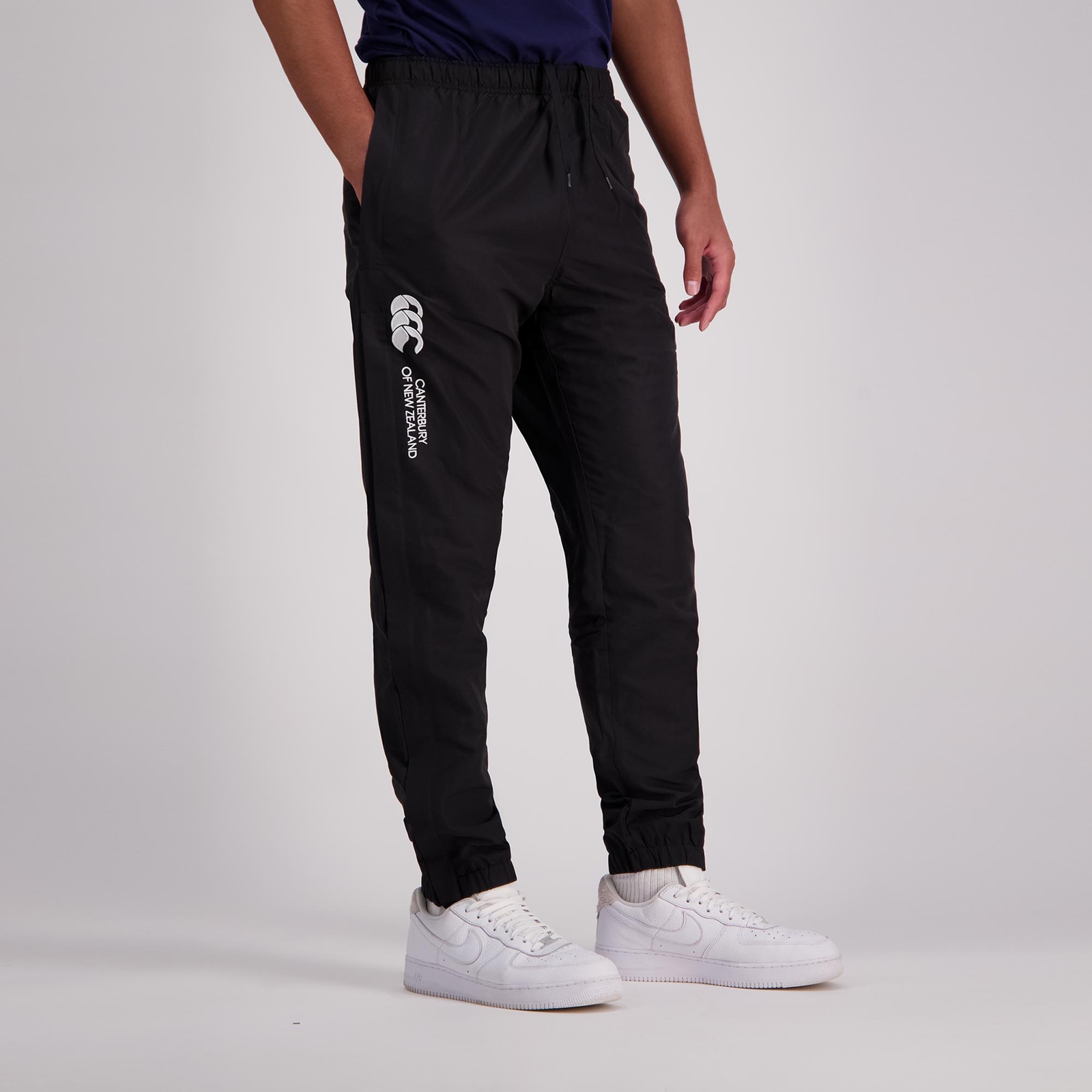 MENS CUFFED HEM STADIUM PANT BLACK Canterbury