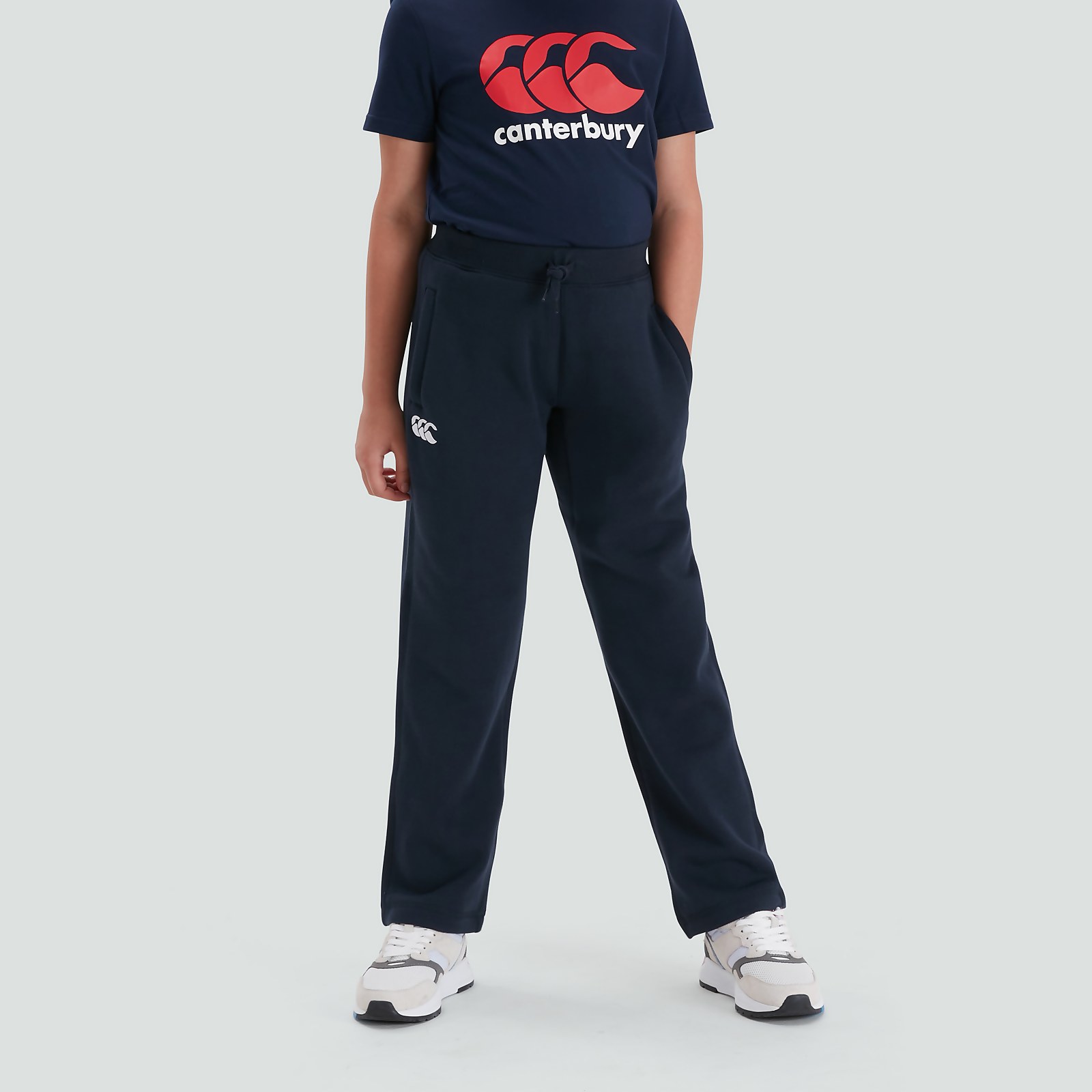 JUNIOR UNISEX COMBINATION SWEAT PANT NAVY Canterbury