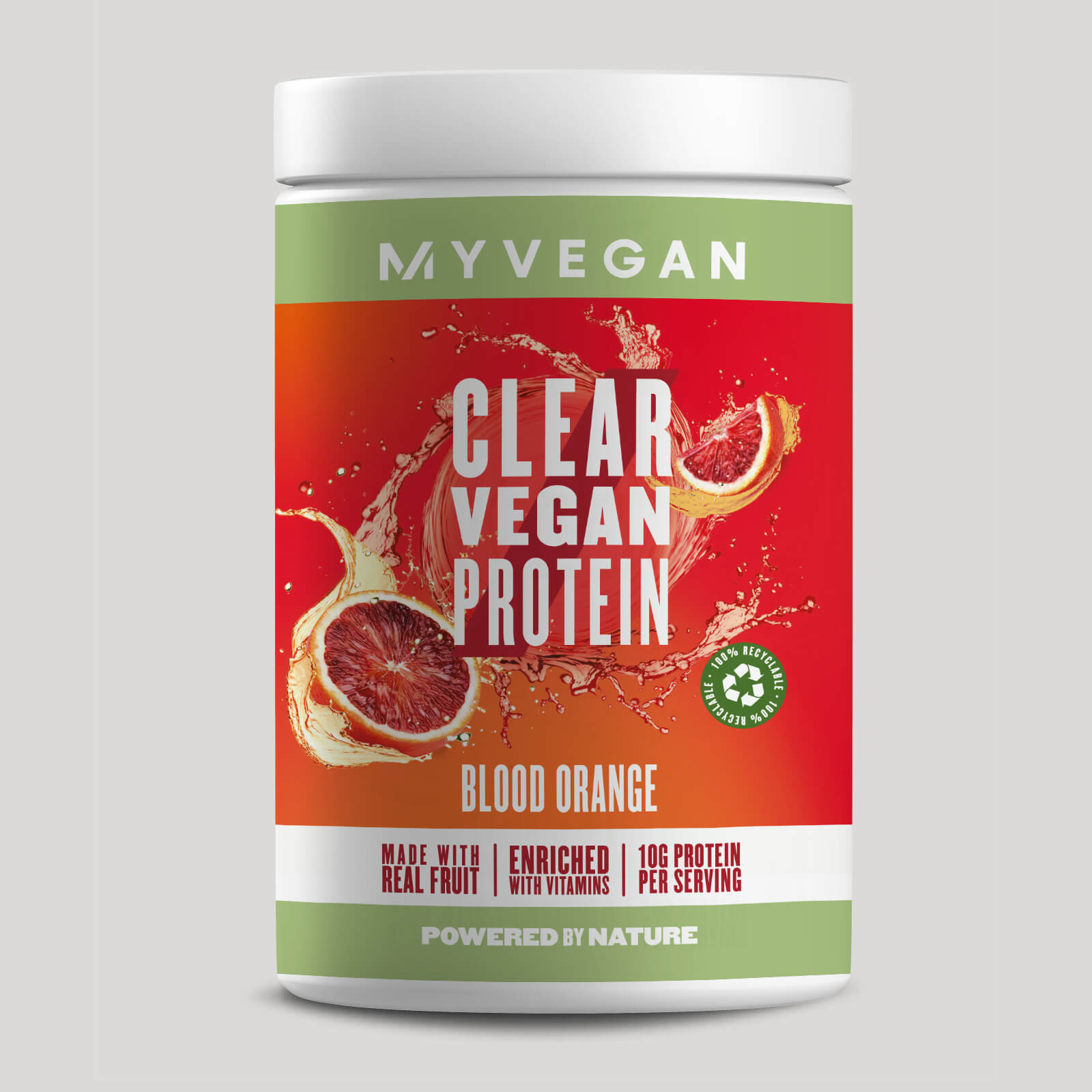Clear Vegan Protein - 320g - Червен Портокал