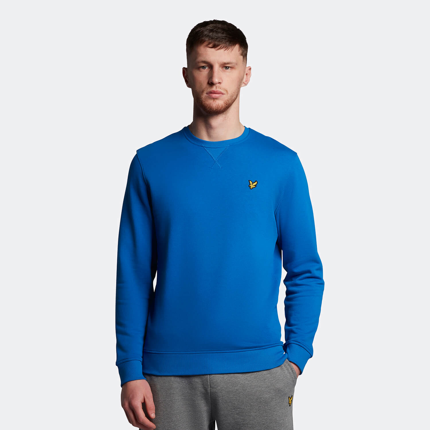 Lyle and scott blue sweatshirt clearance