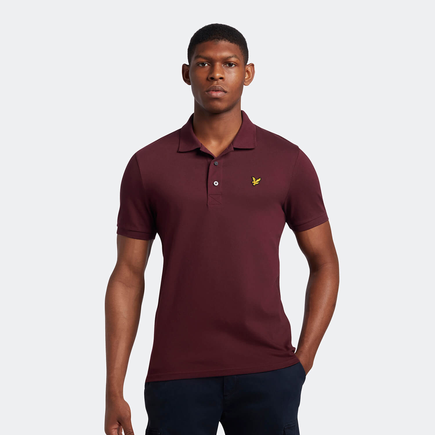 Burgundy color polo shirt clearance