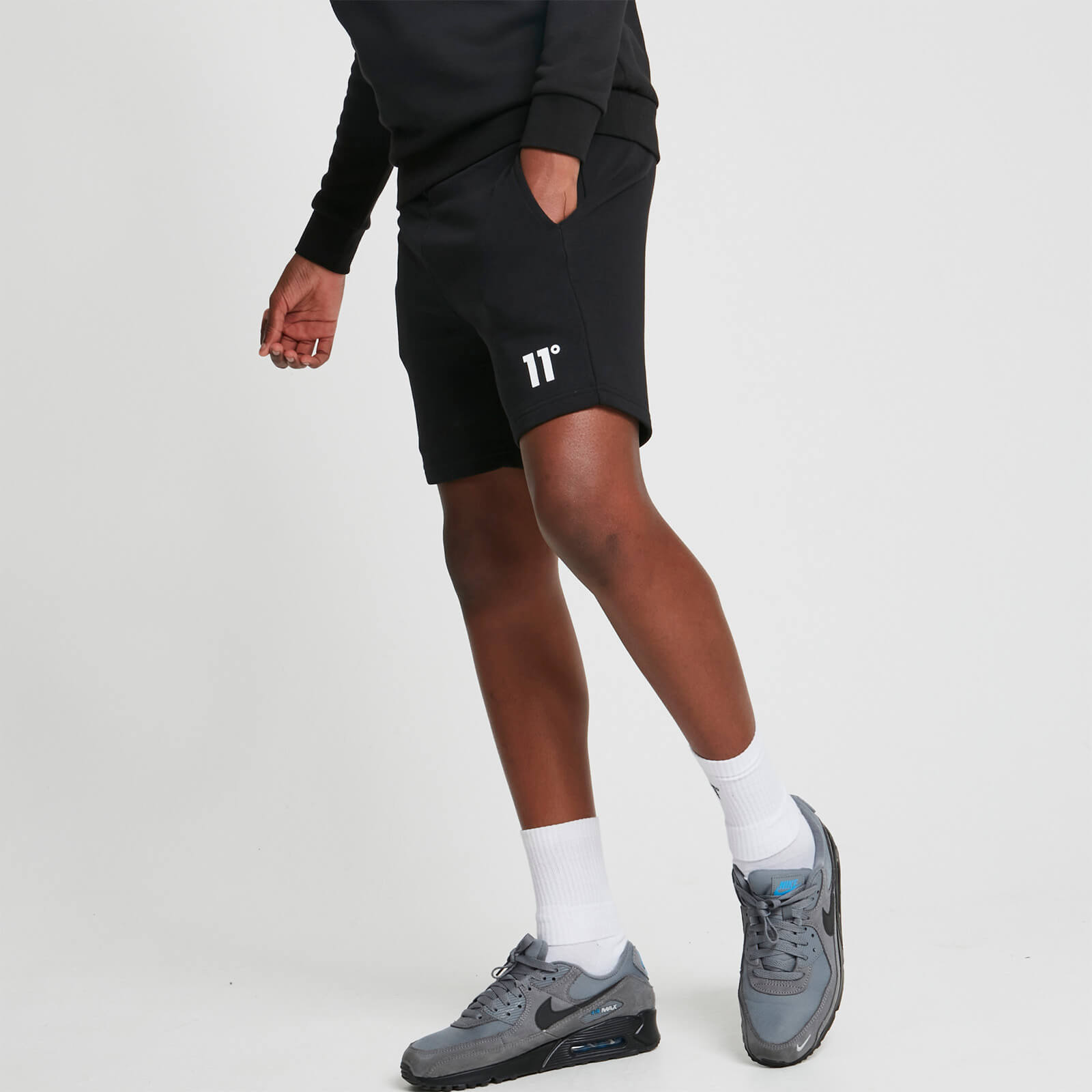 11 degrees black shorts cheap