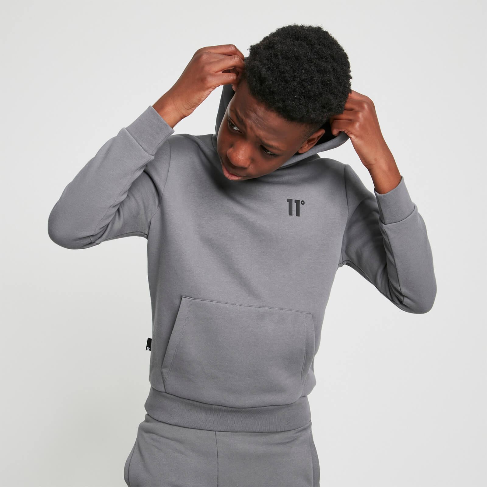 Grey 11 degrees hoodie clearance
