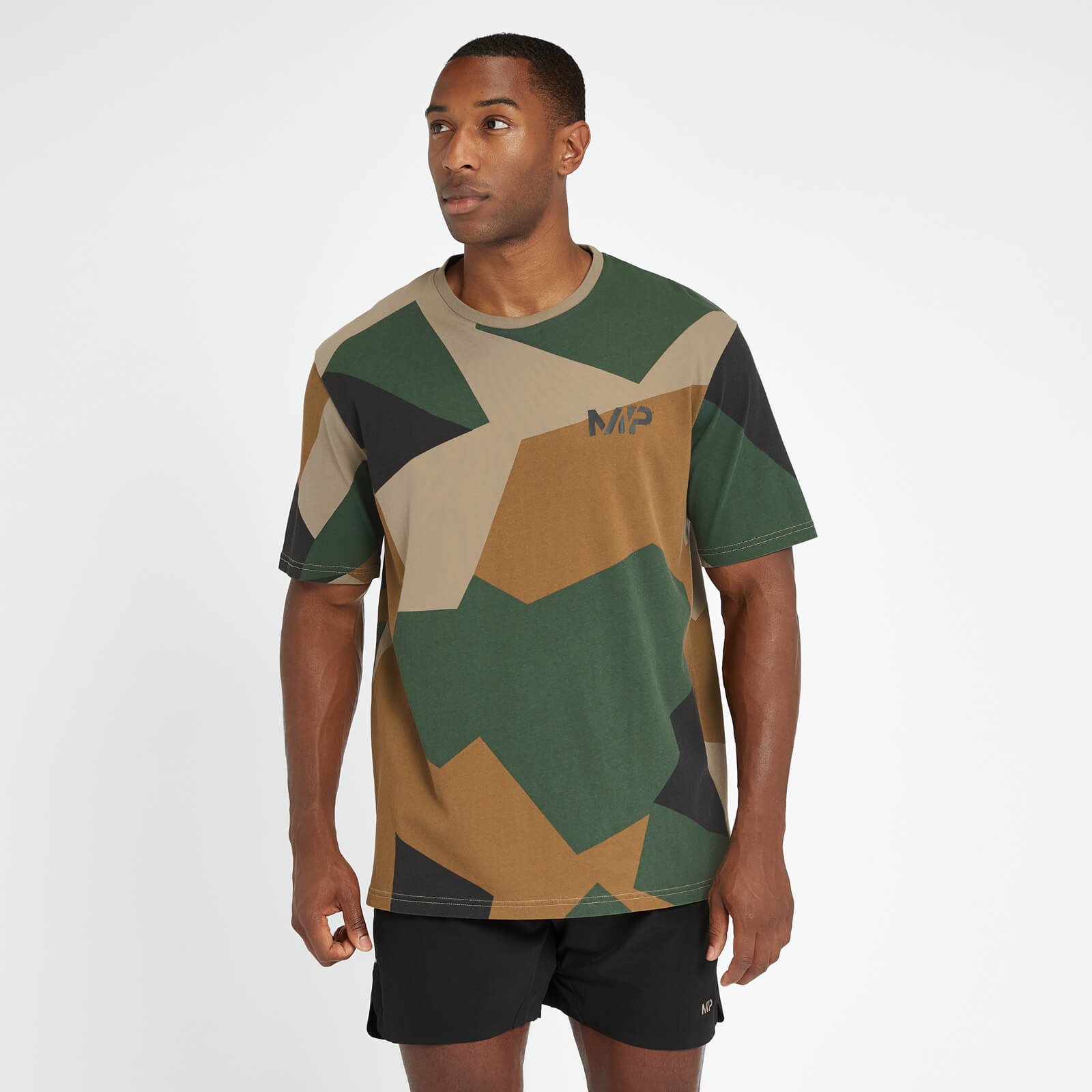 T-shirt oversize délavé MP Adapt pour hommes – Imprimé camouflage