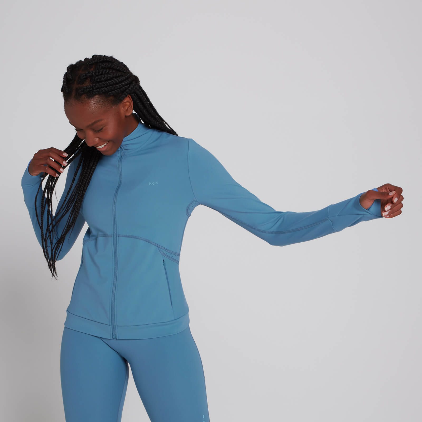 MP Women's Power Ultra Regular Fit Jacket - Moonlight Blue - XS