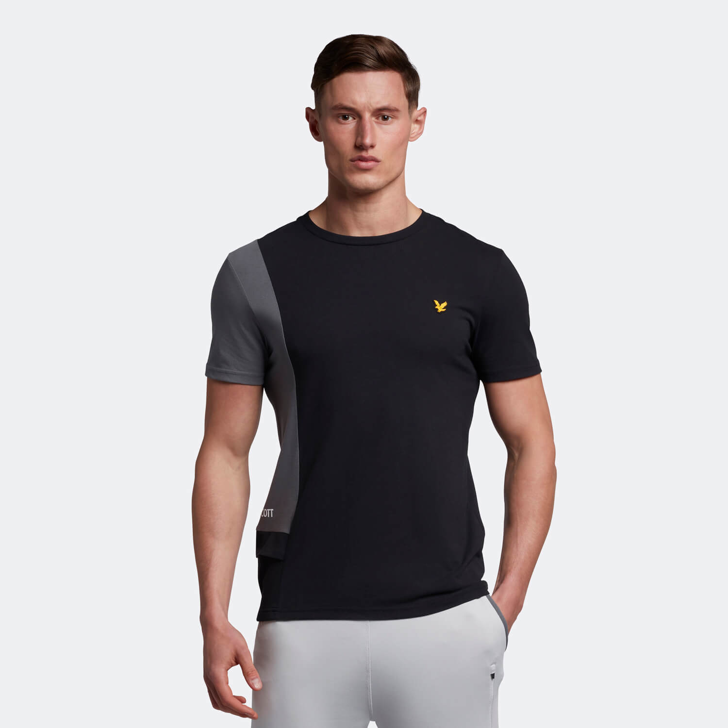 Men's Colour Block Pocket T-Shirt 