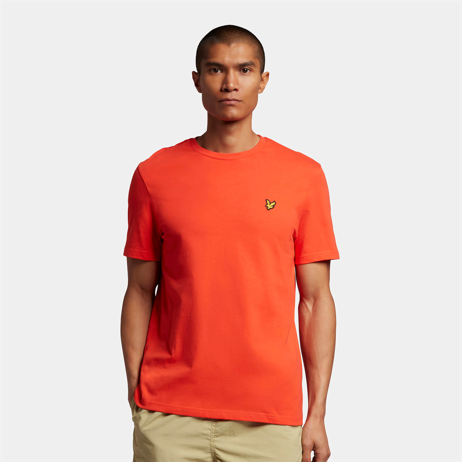 Red lyle and scott t shirt clearance
