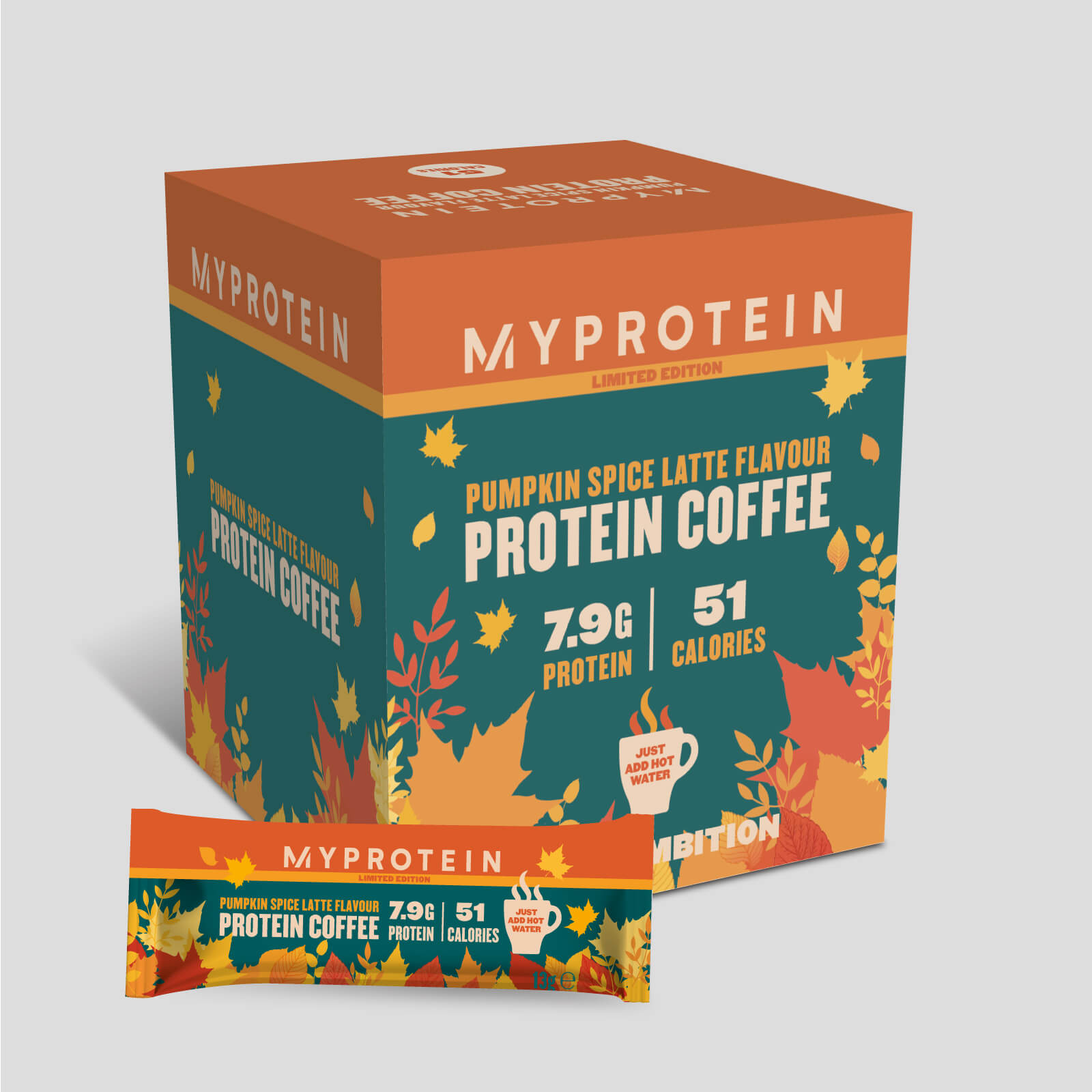 Protein Coffee - Spiced Pumpkin Latte (30 x13g Sachets)