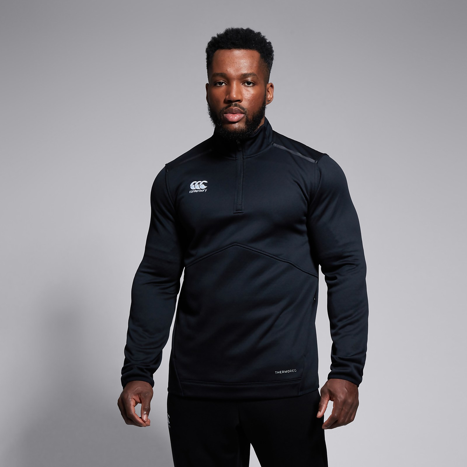 Men's quarter zip training top deals