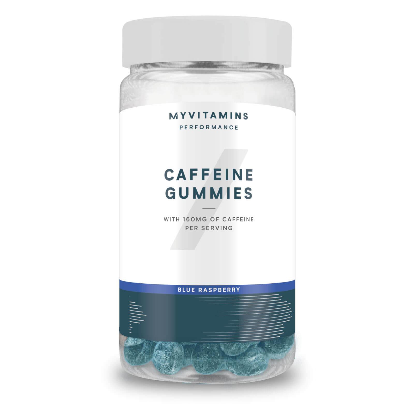 Gomas de Cafeína - 60gummies - Framboesa azul