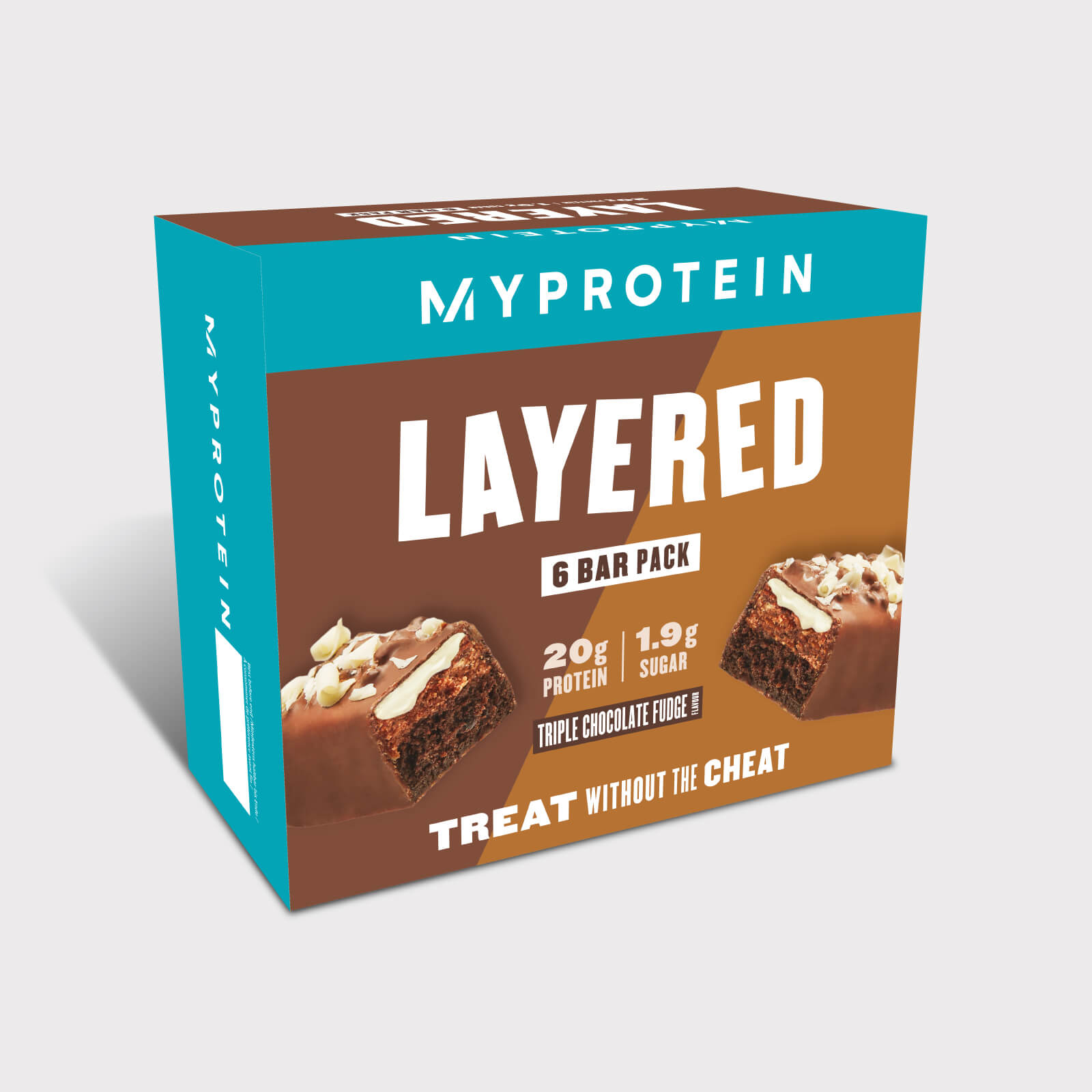 Myprotein Retail Layer Bar - 6 x 60g - Triple Chocolate Fudge