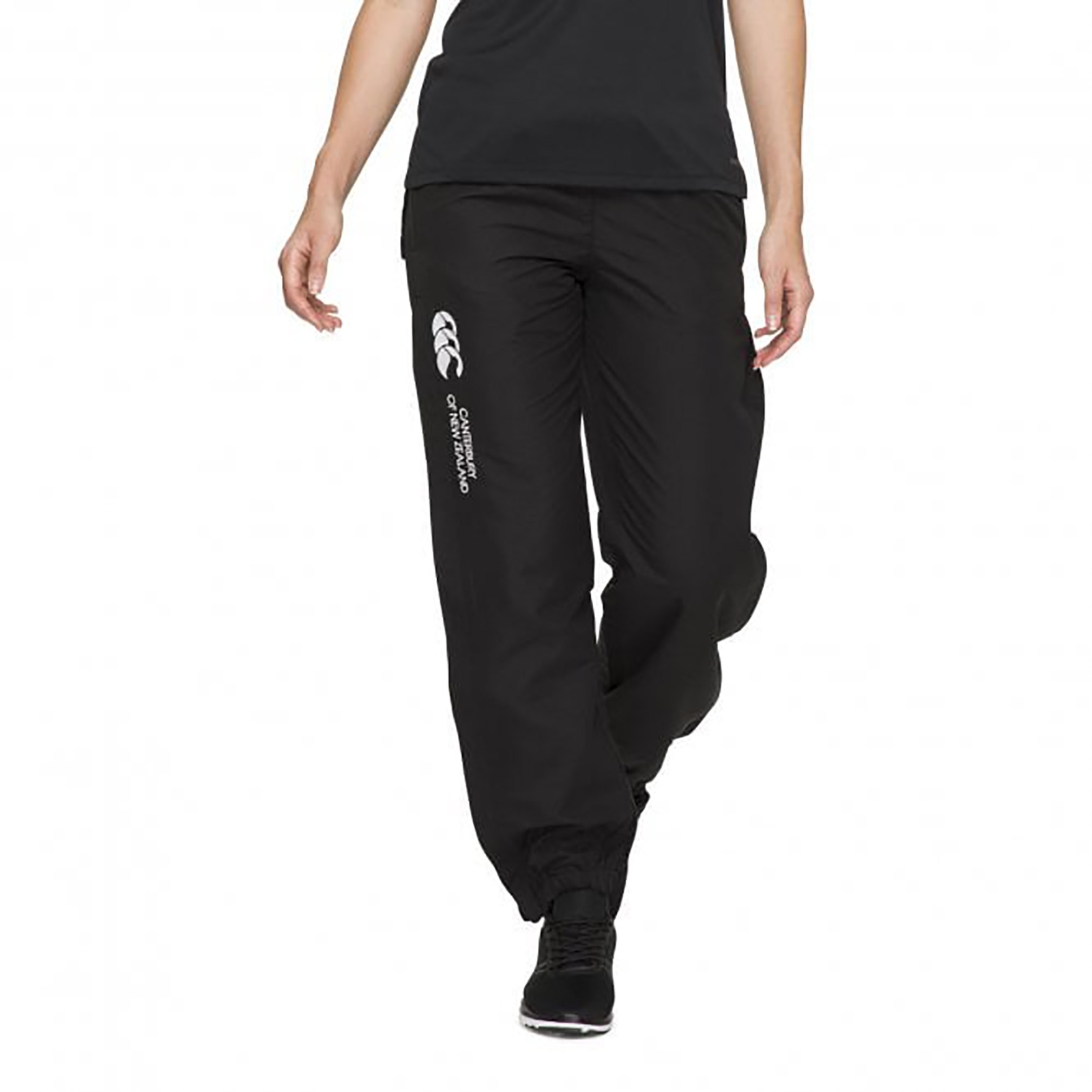 WOMENS CUFFED HEM STADIUM PANT BLACK Canterbury