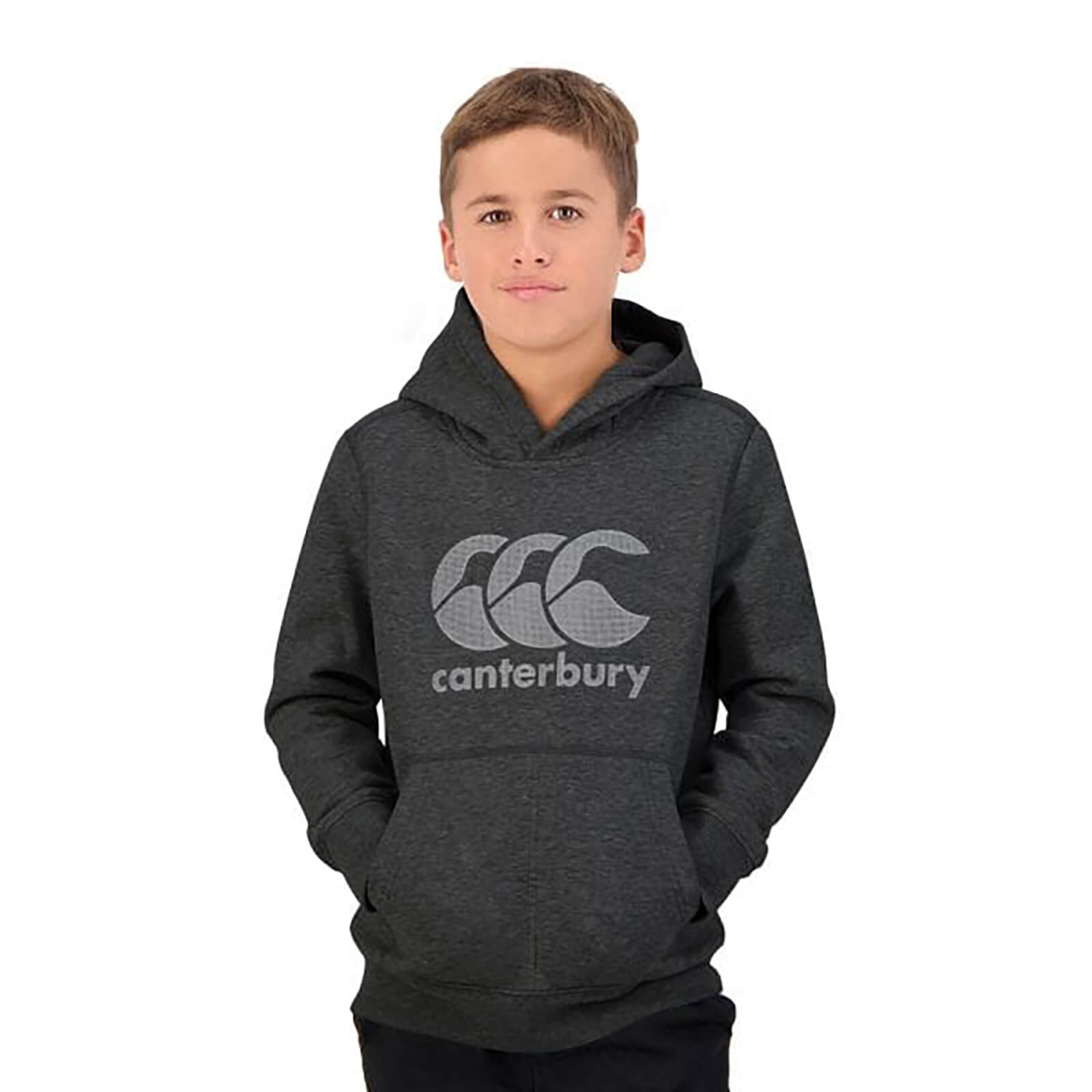 Kids CCC Hoodie in Black Canterbury