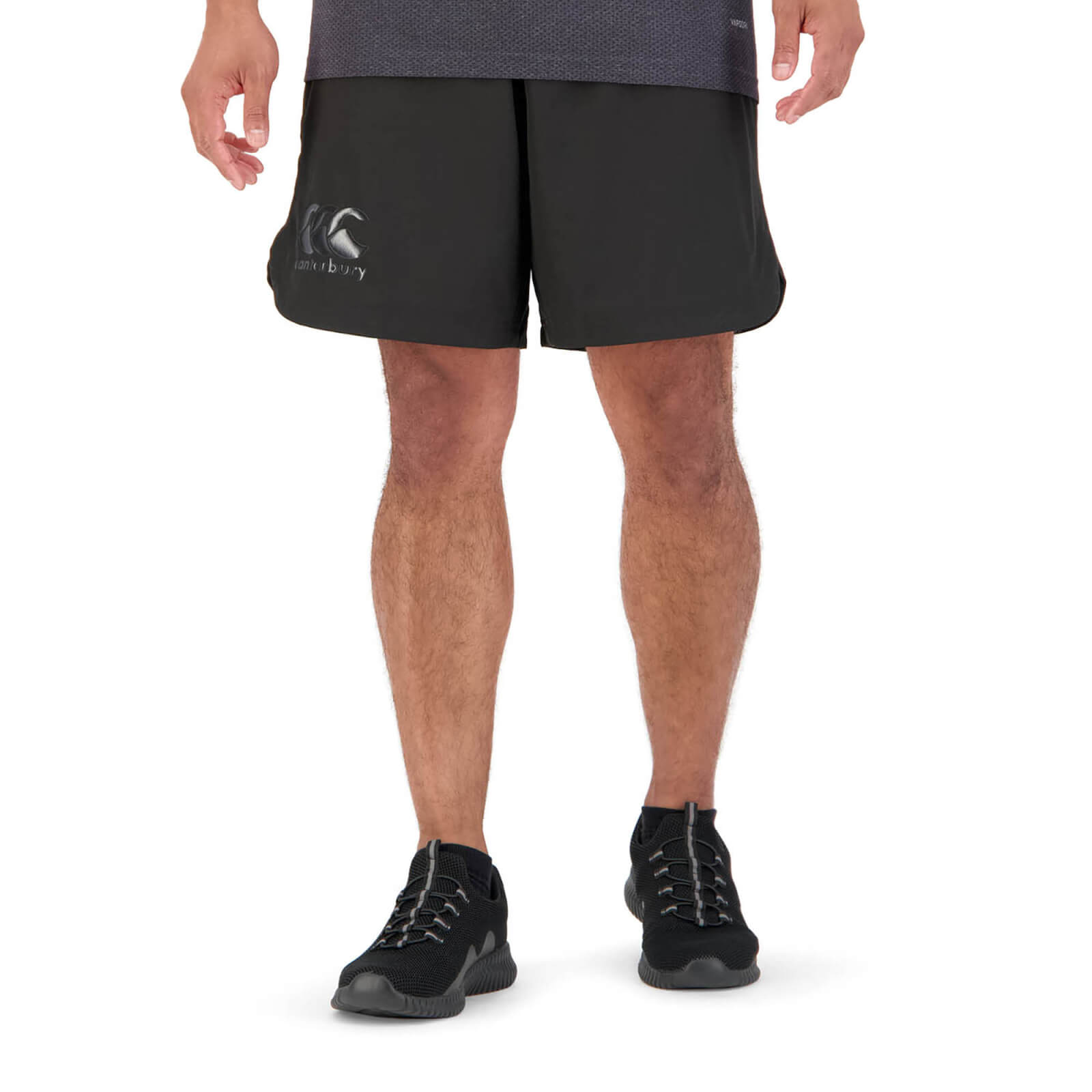 MENS PACE 2 IN 1 SHORT BLACK
