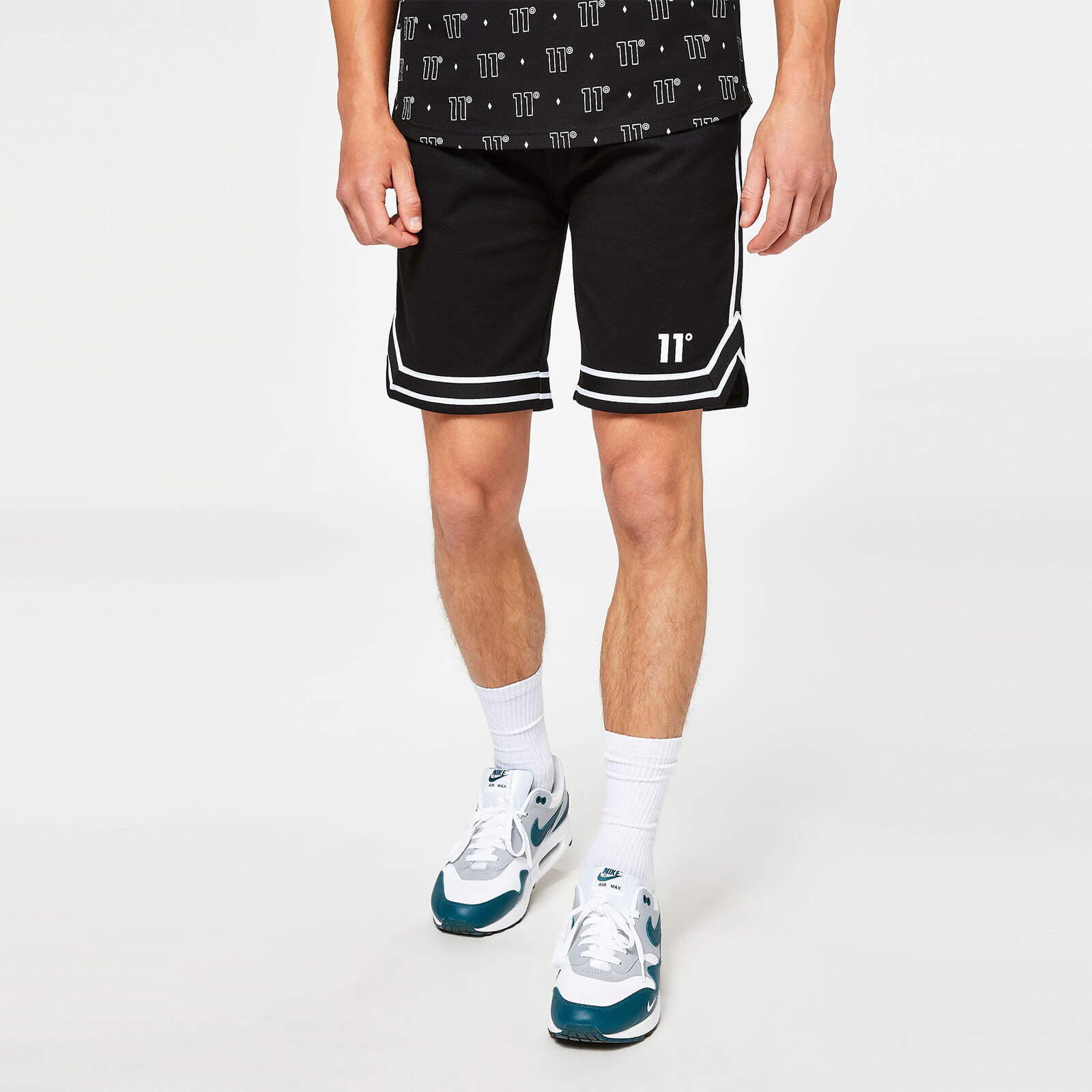 11 degrees sale black shorts