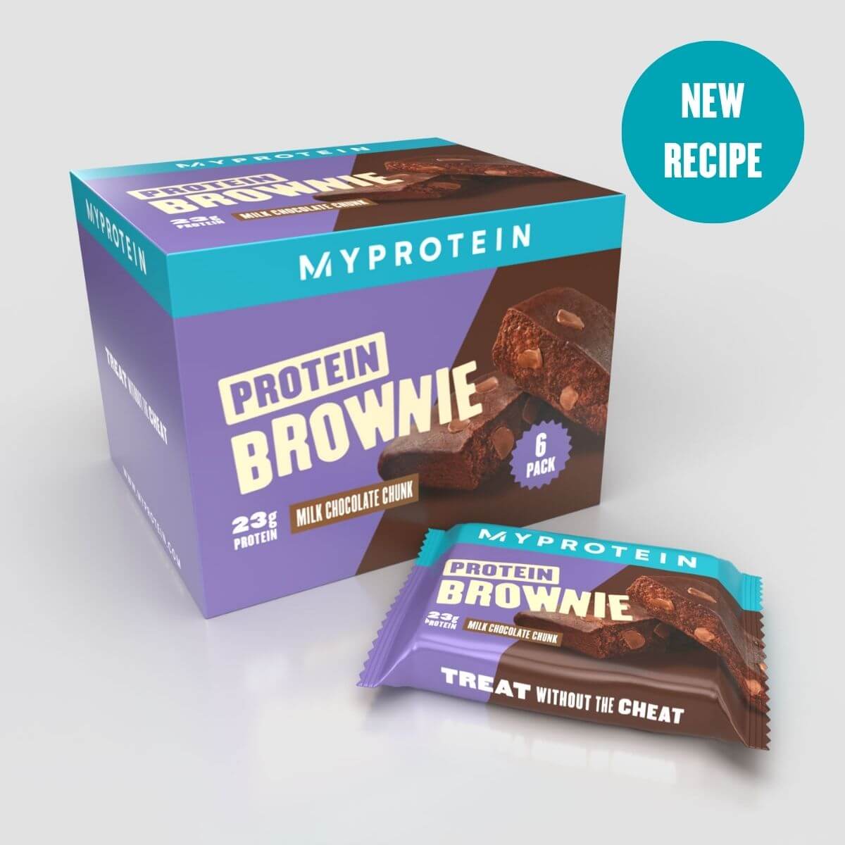 Brownie de Proteína - Chocolate Chunk
