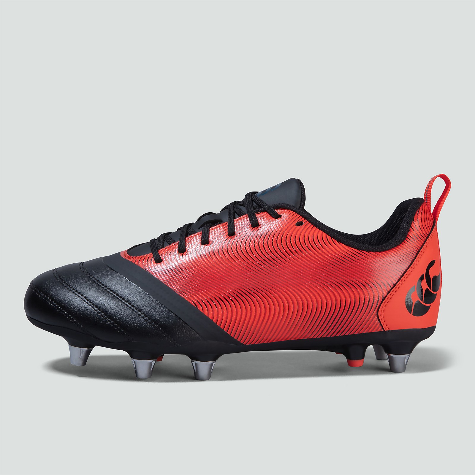 ADULT UNISEX STAMPEDE TEAM SOFT GROUND BOOTS ORANGE BLACK Canterbury