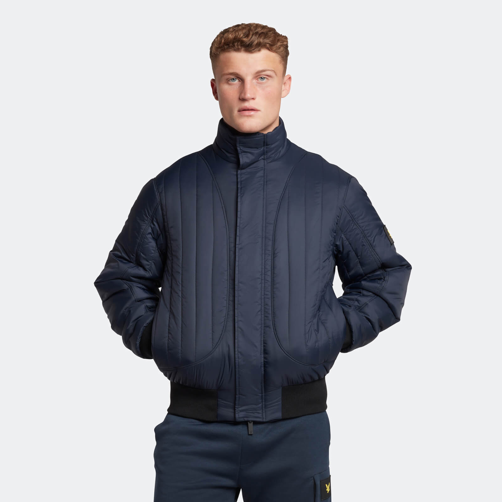 Men's Casuals Vertical Padded Bomber 