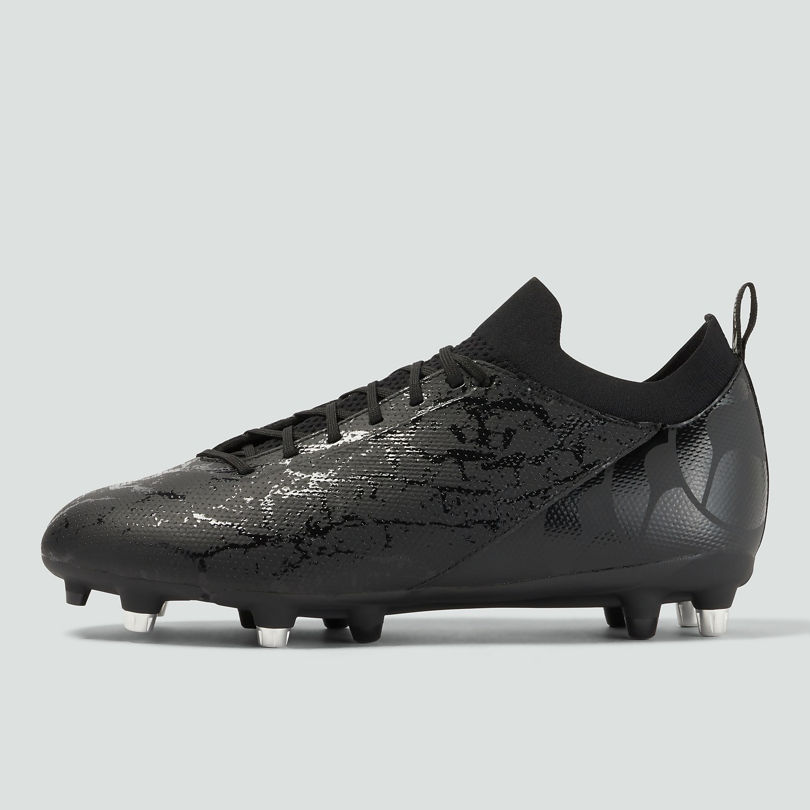ADULT UNISEX SPEED PRO SOFT GROUND BOOTS BLACK GREY Canterbury