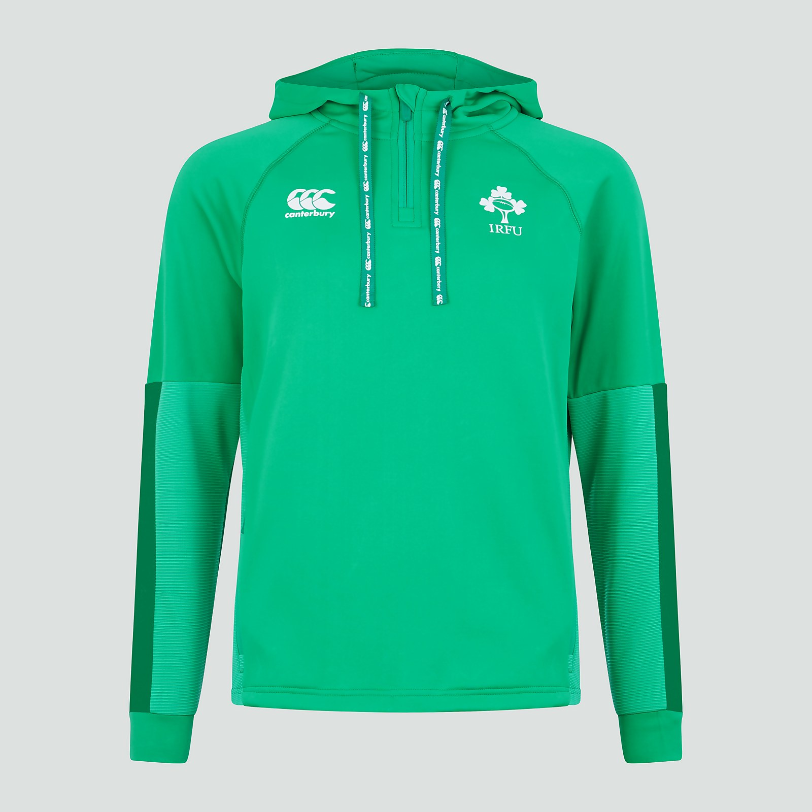 WOMENS IRELAND ZIP TRAINING HOODY GREEN