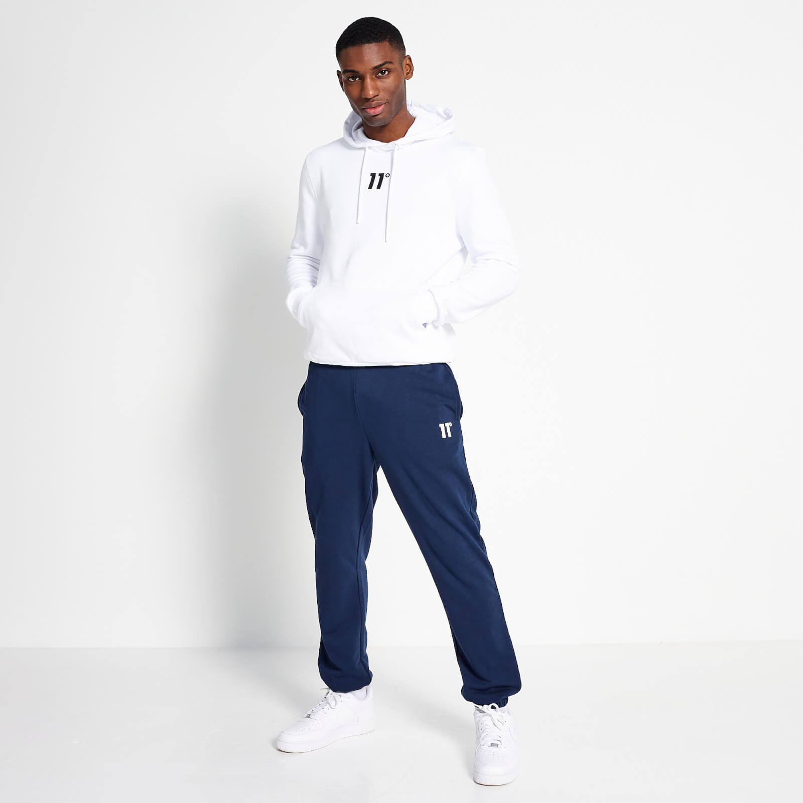 White 11 sales degrees hoodie