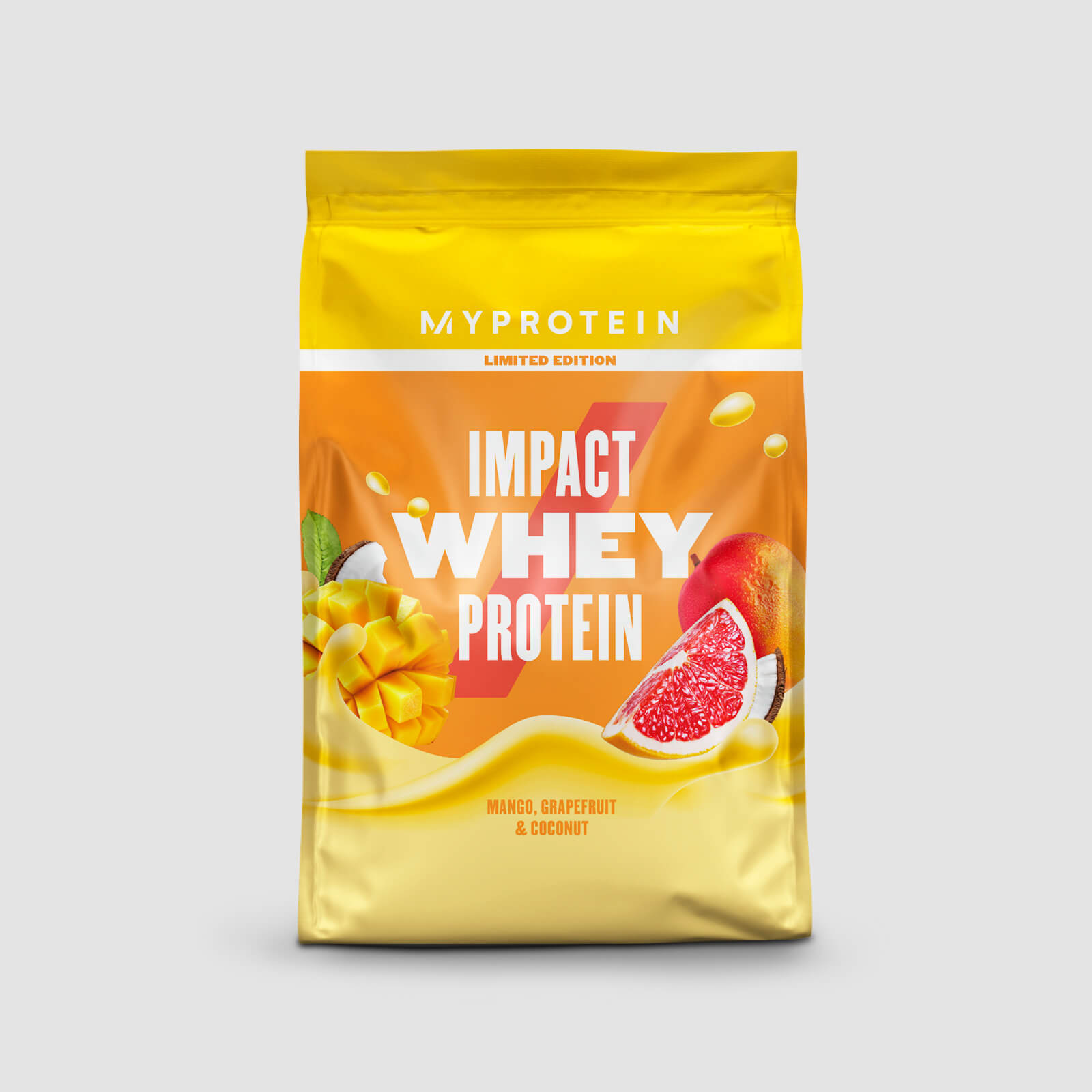 Impact Whey Protein – Mango Grapefruit Coconut flavour
