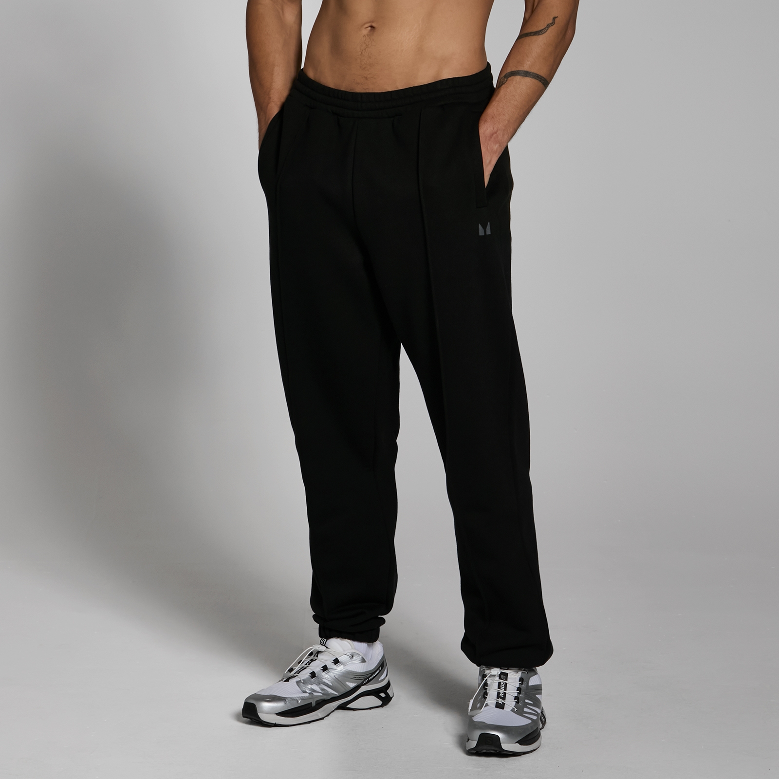 MP muške predimenzionirane sportske hlače za teške uvjete rada Lifestyle - crne - XS