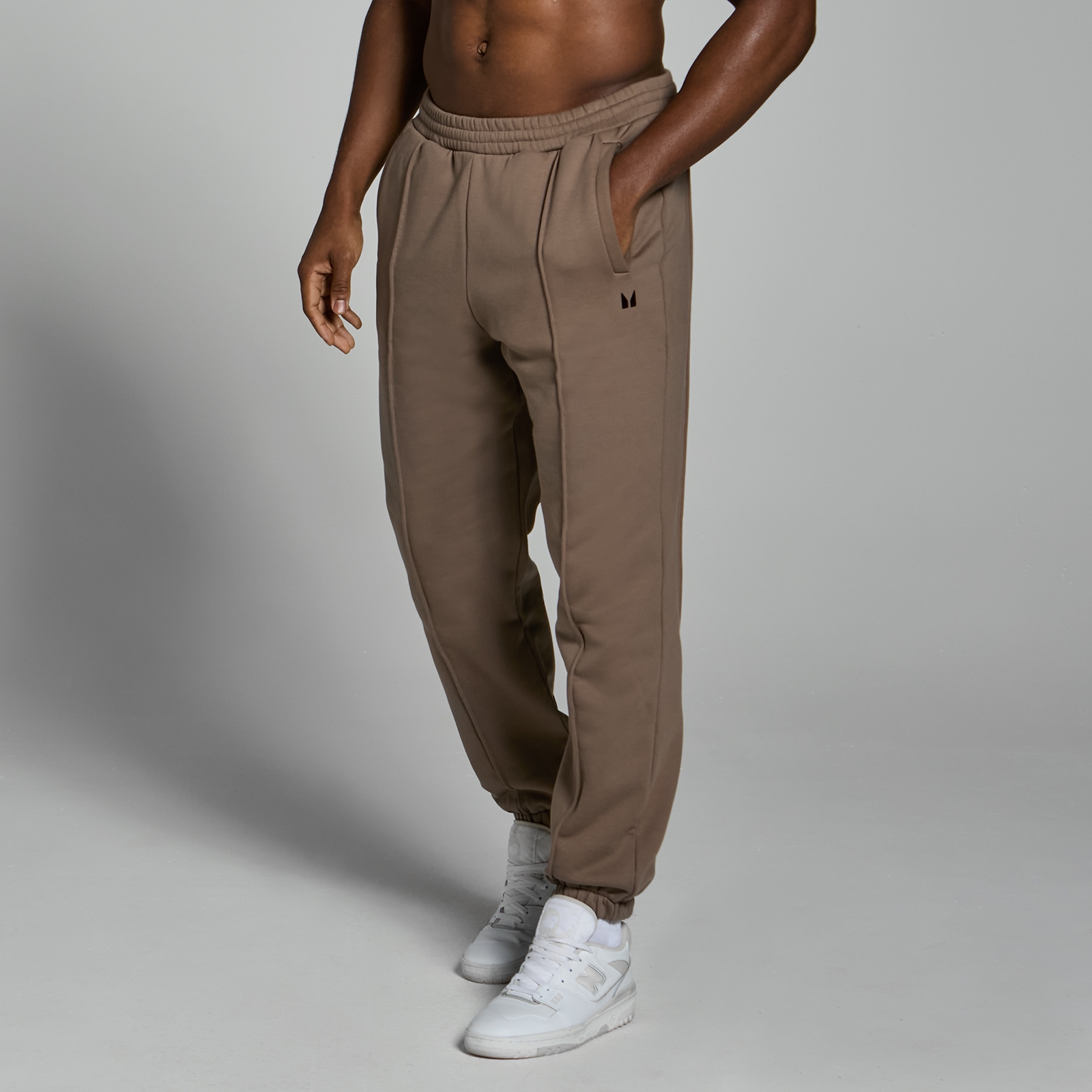MP muške predimenzionirane sportske hlače Lifestyle - Soft Brown - XS
