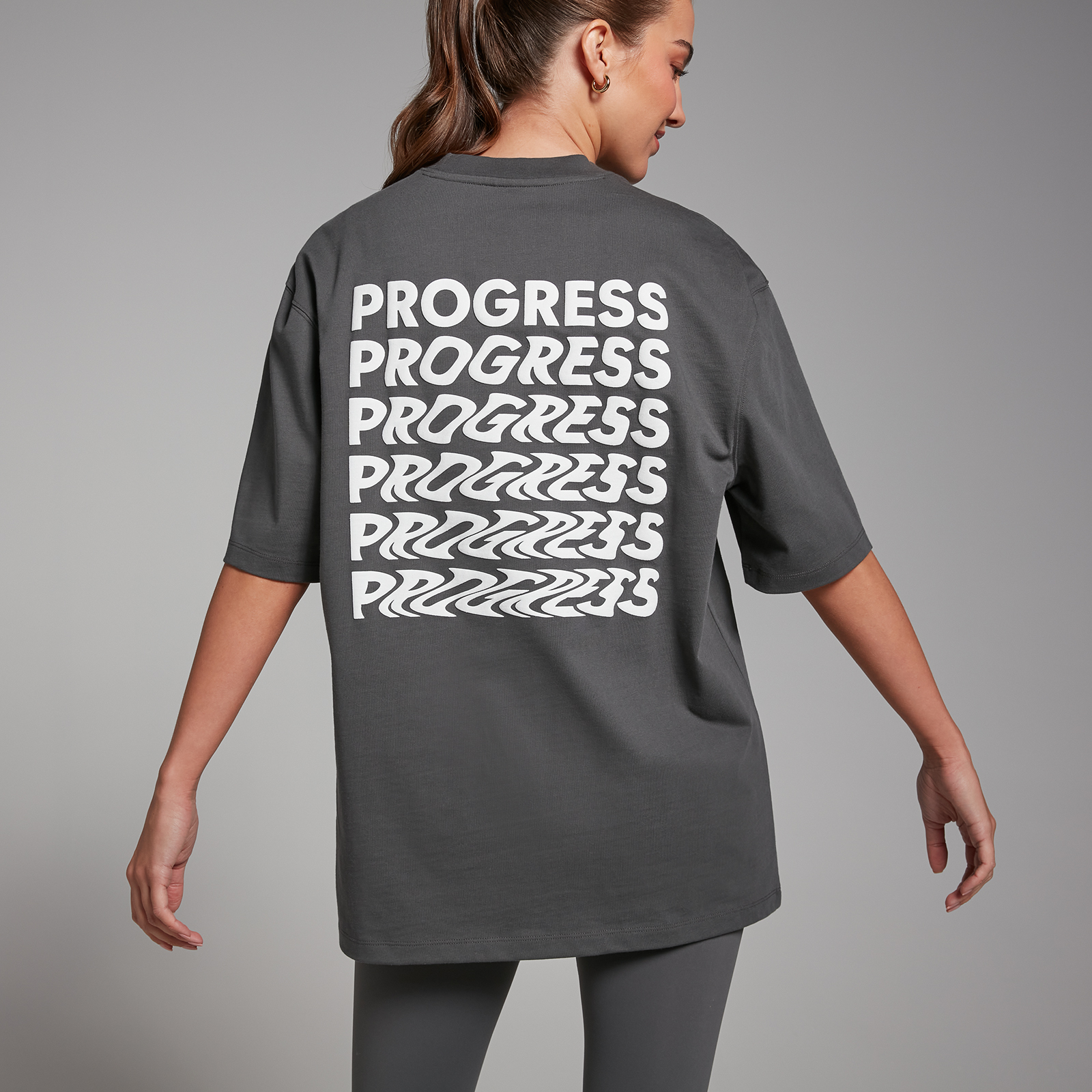 T-shirt Tempo Progress para mulher da MP - Dark Shadow
