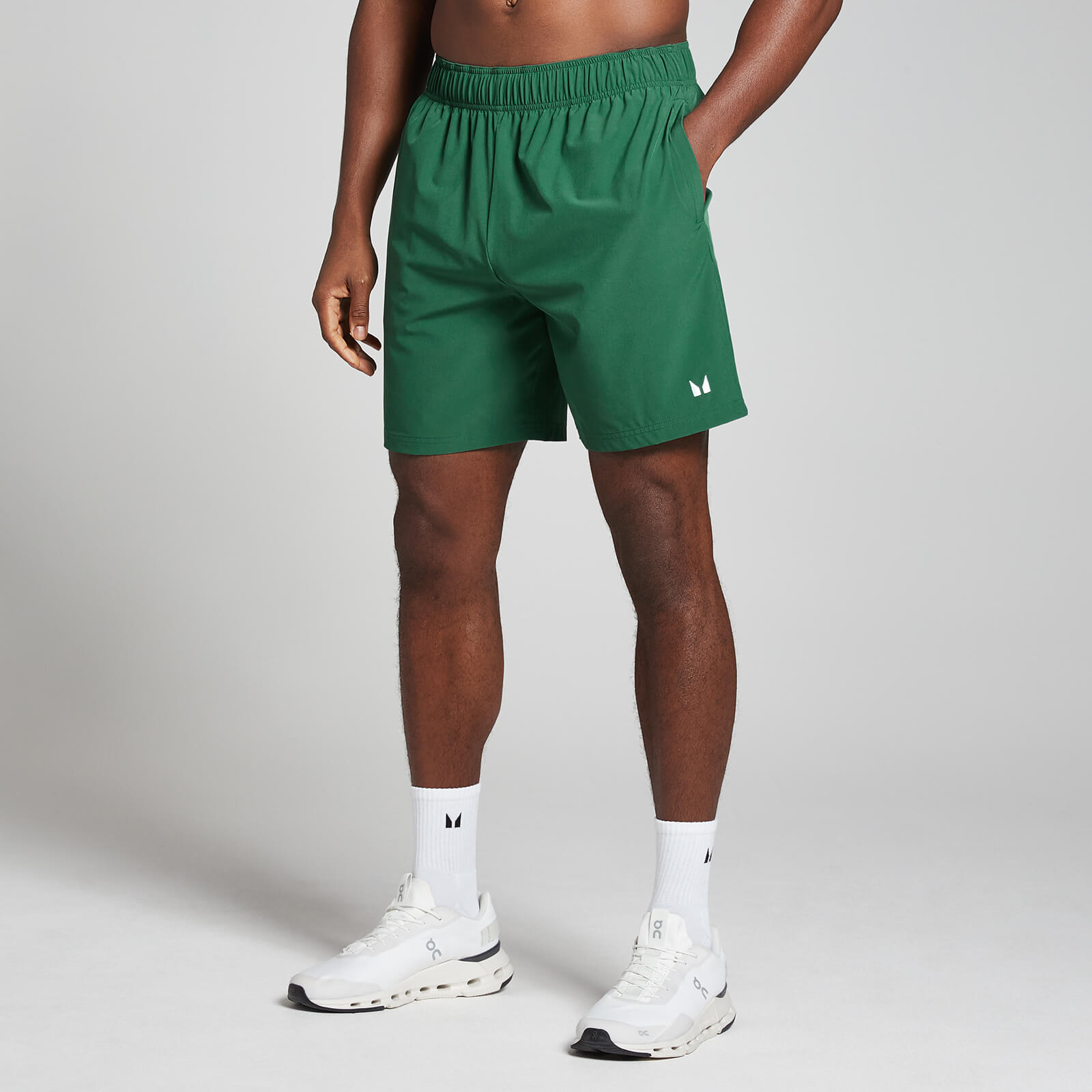Mens green discount gym shorts