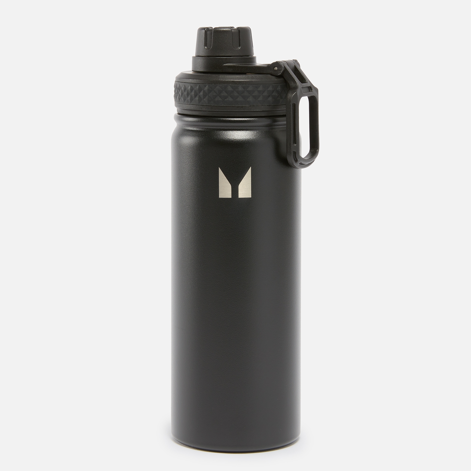 Метална бутилка за вода среден размер — черен